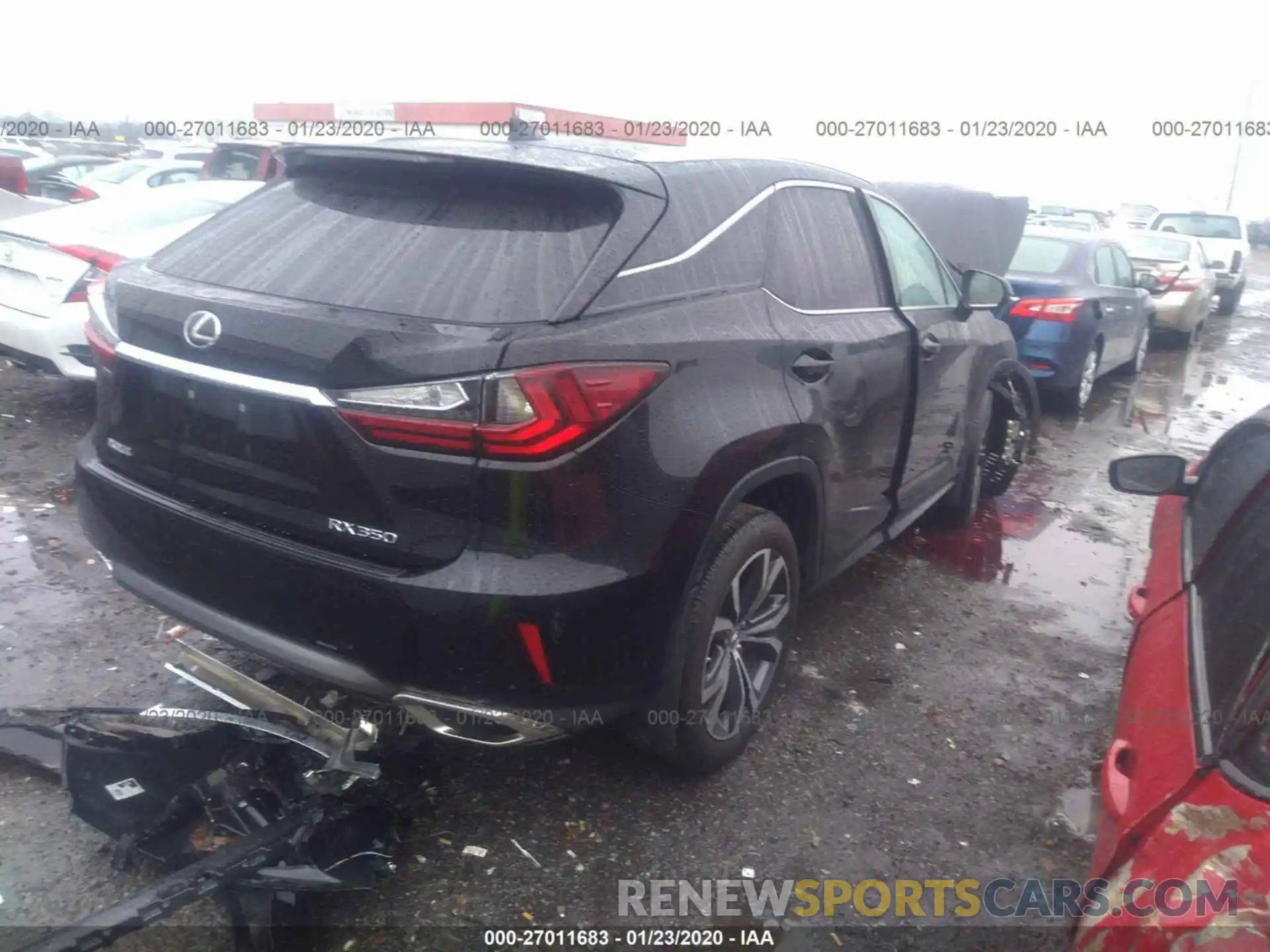 4 Фотография поврежденного автомобиля 2T2ZZMCA0KC125464 LEXUS RX 2019