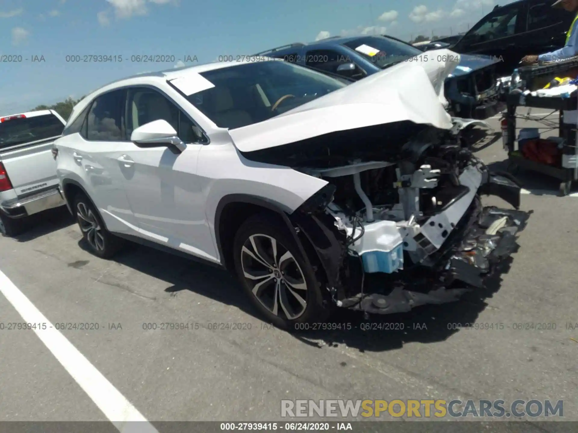 1 Photograph of a damaged car 2T2ZZMCA0KC125772 LEXUS RX 2019