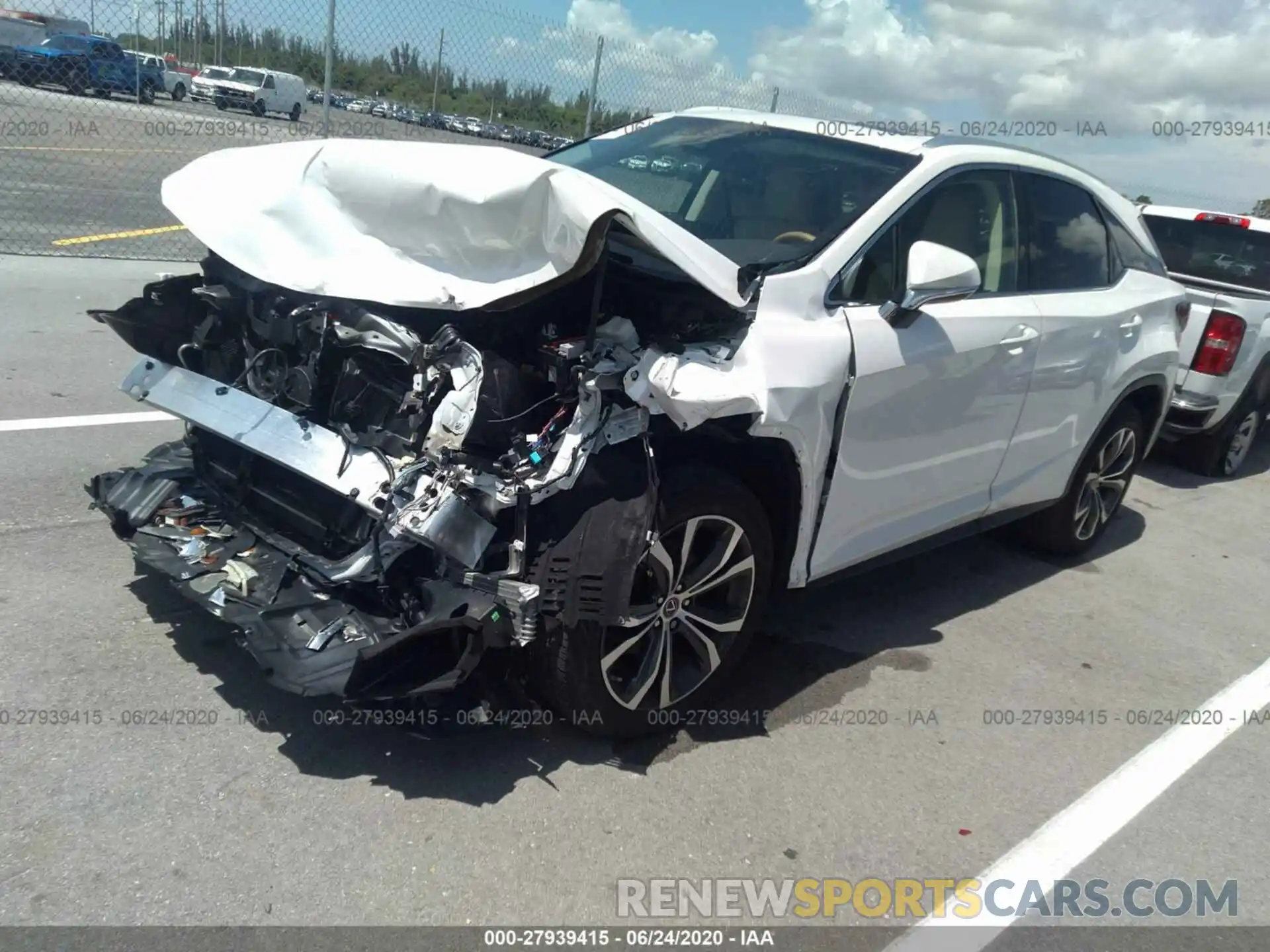 2 Photograph of a damaged car 2T2ZZMCA0KC125772 LEXUS RX 2019