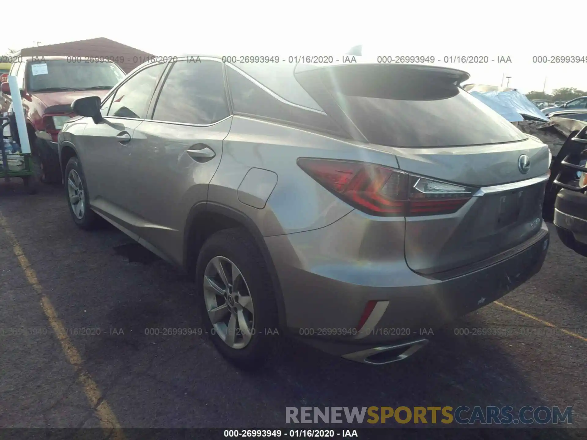 3 Photograph of a damaged car 2T2ZZMCA0KC126016 LEXUS RX 2019