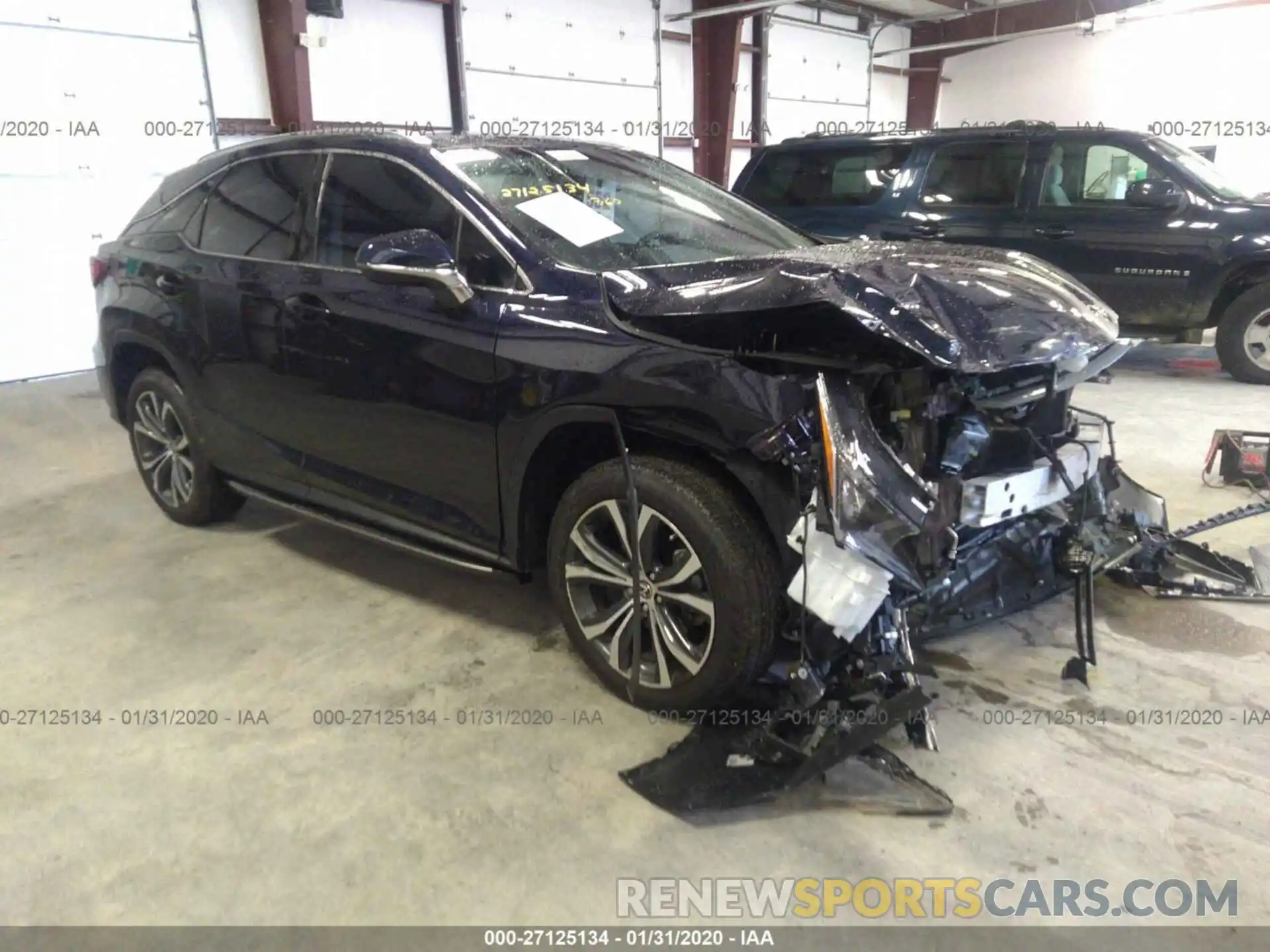 1 Photograph of a damaged car 2T2ZZMCA0KC127408 LEXUS RX 2019