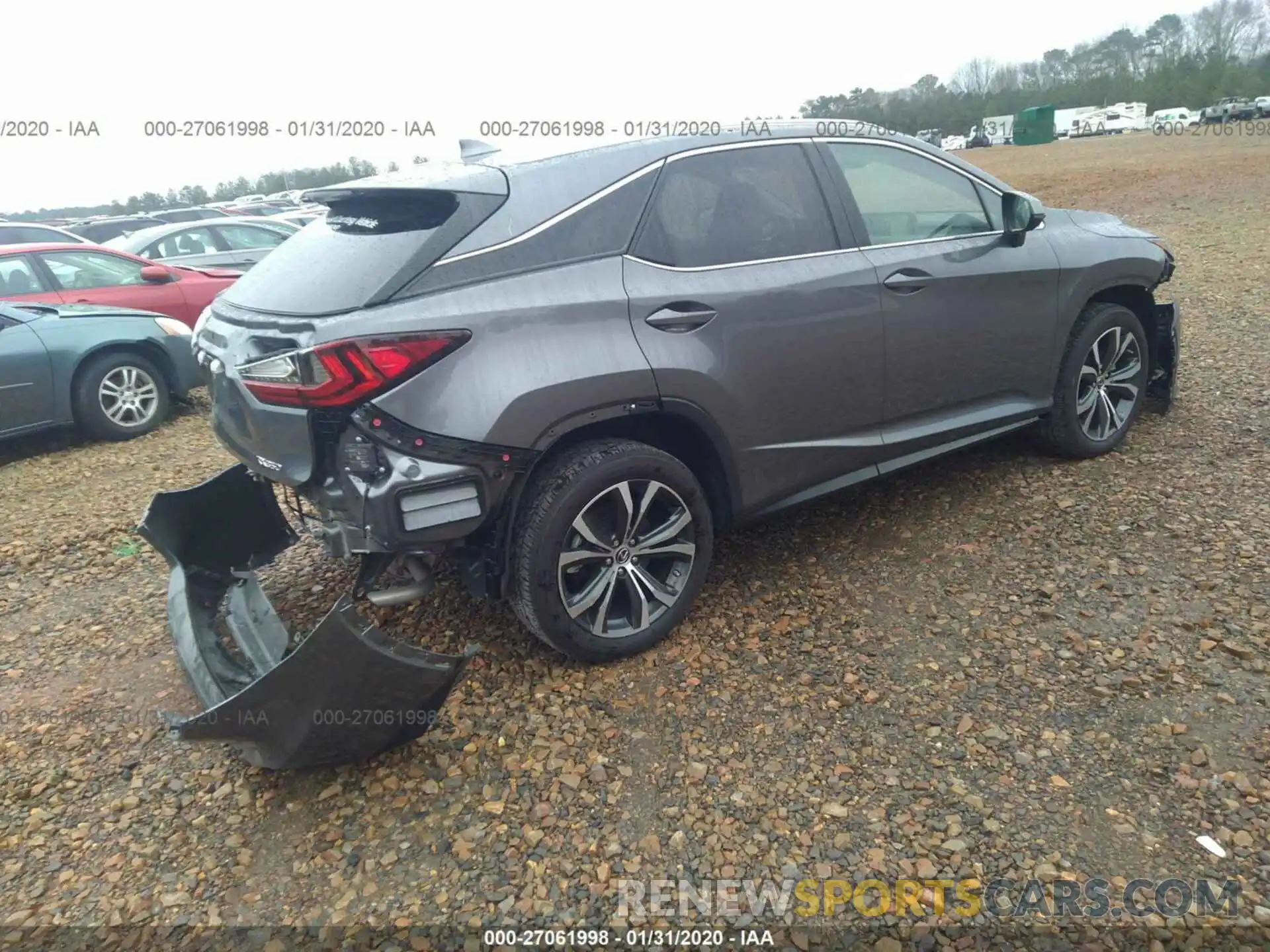 4 Фотография поврежденного автомобиля 2T2ZZMCA0KC135508 LEXUS RX 2019