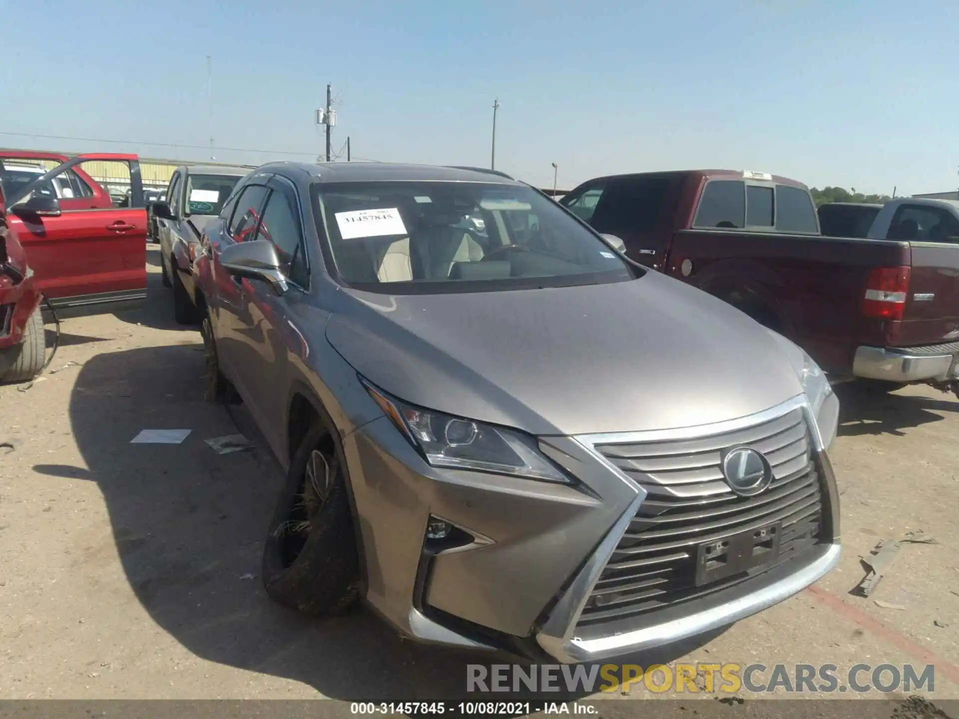 1 Photograph of a damaged car 2T2ZZMCA0KC140059 LEXUS RX 2019