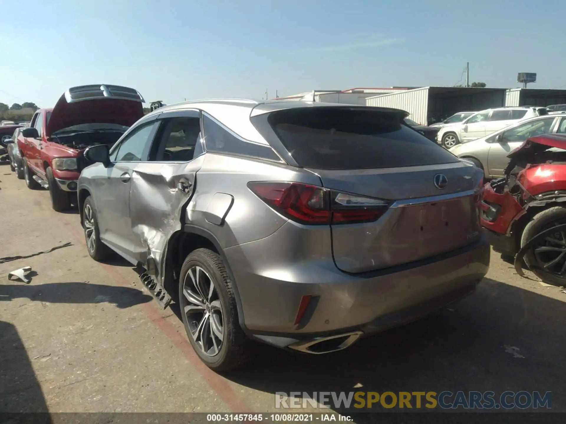 3 Photograph of a damaged car 2T2ZZMCA0KC140059 LEXUS RX 2019