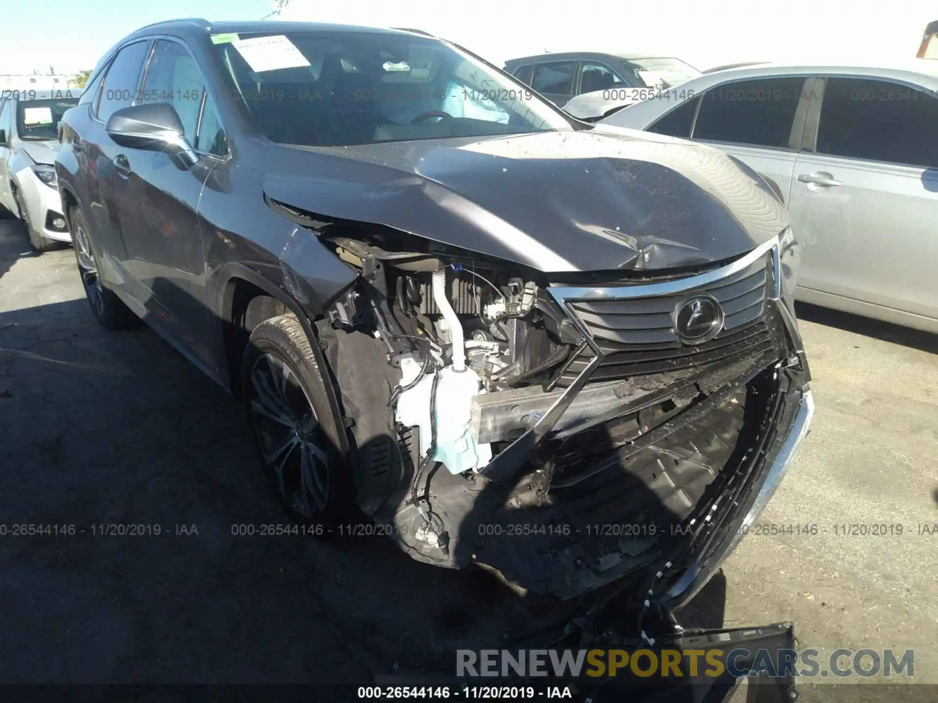 1 Photograph of a damaged car 2T2ZZMCA0KC141373 LEXUS RX 2019