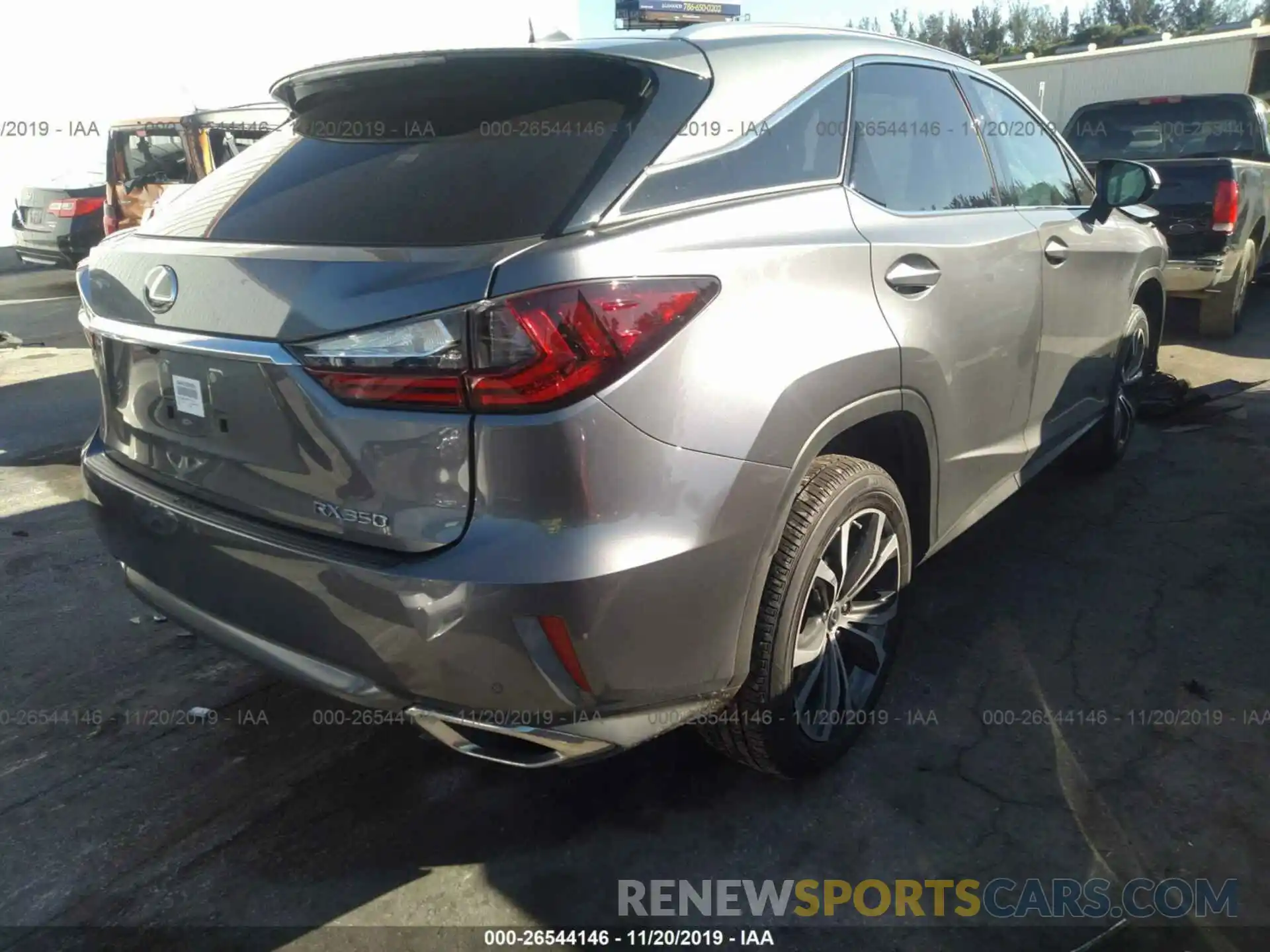 4 Photograph of a damaged car 2T2ZZMCA0KC141373 LEXUS RX 2019