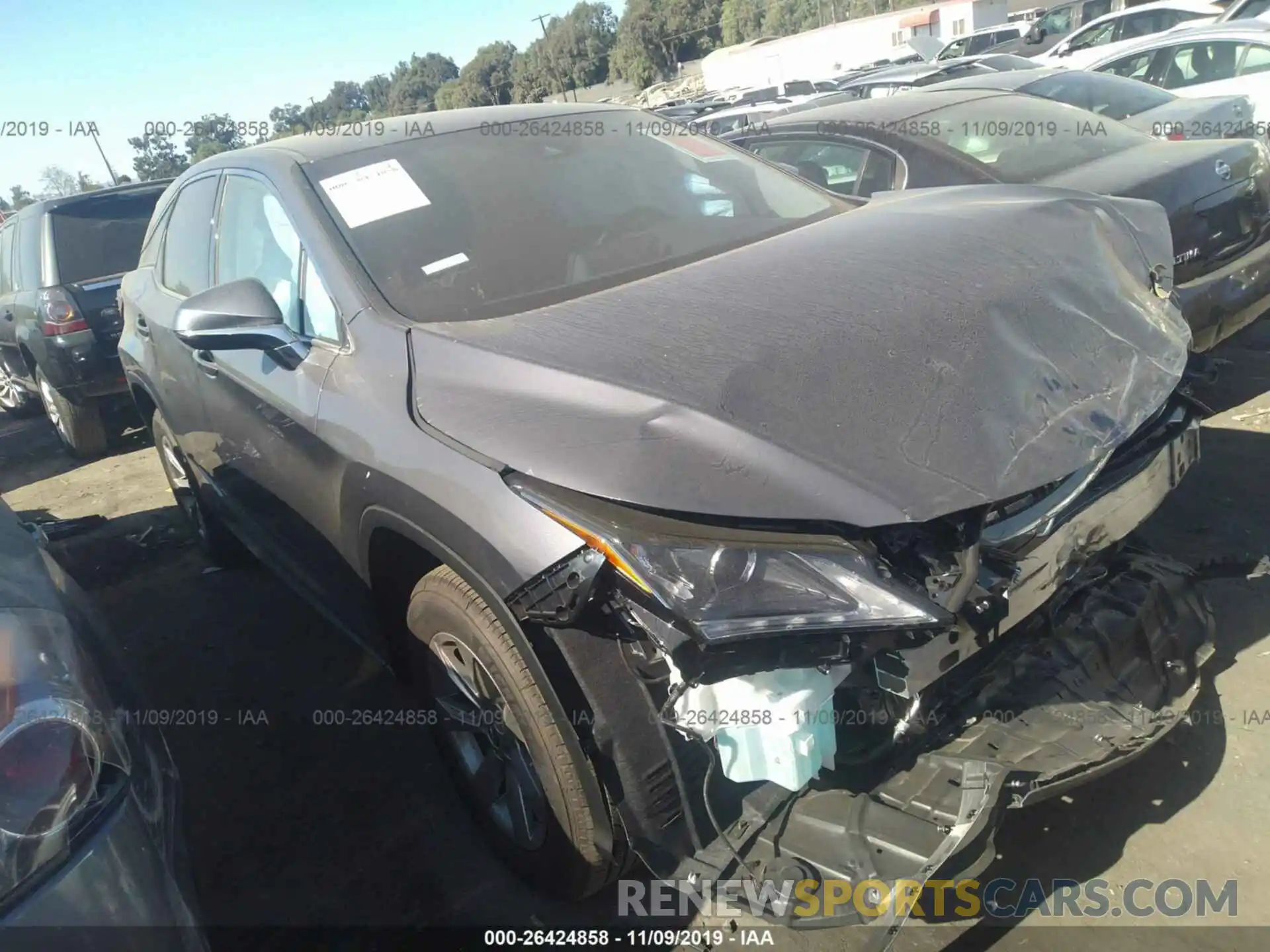 1 Фотография поврежденного автомобиля 2T2ZZMCA0KC148193 LEXUS RX 2019