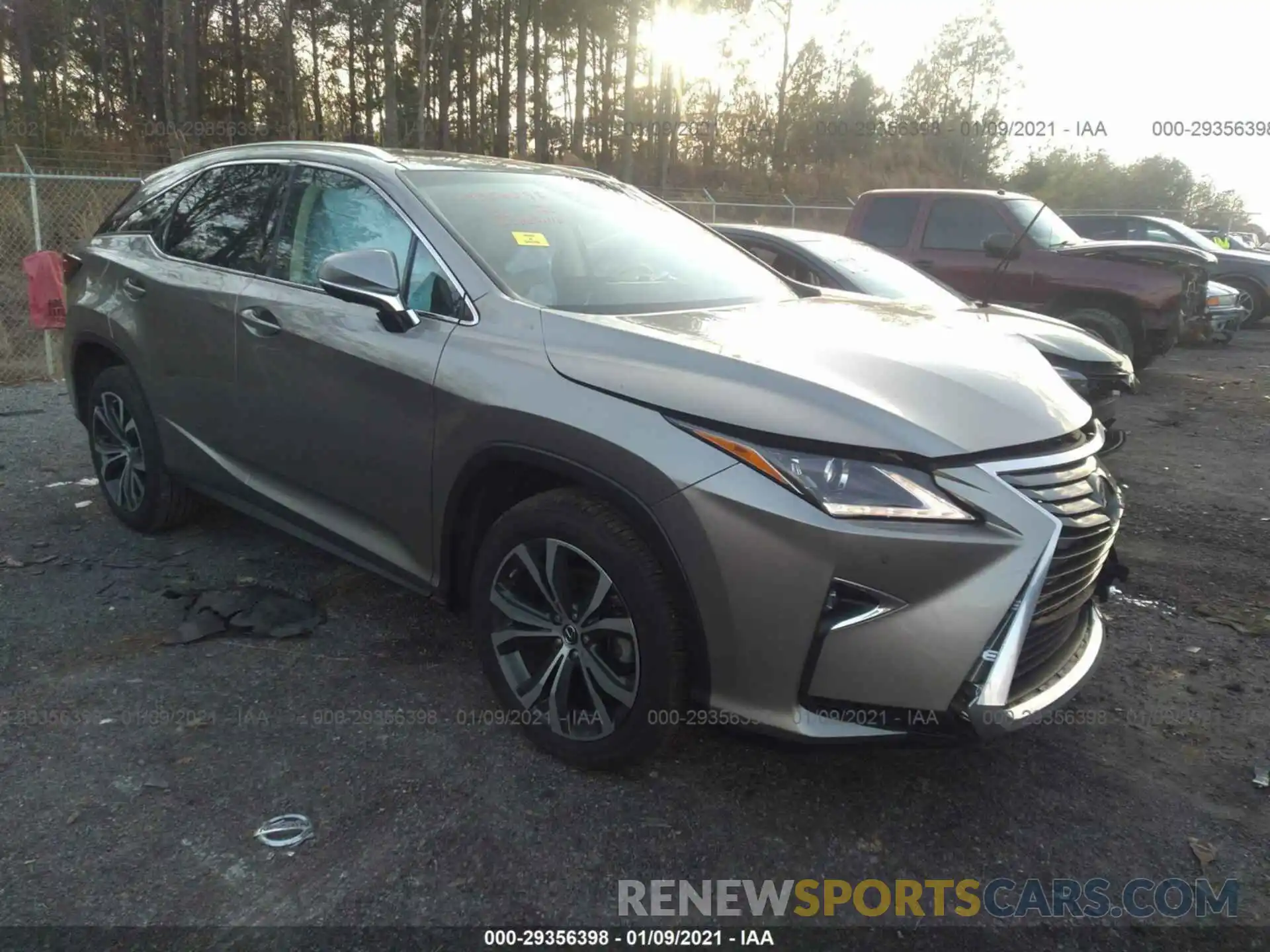 1 Photograph of a damaged car 2T2ZZMCA0KC149148 LEXUS RX 2019