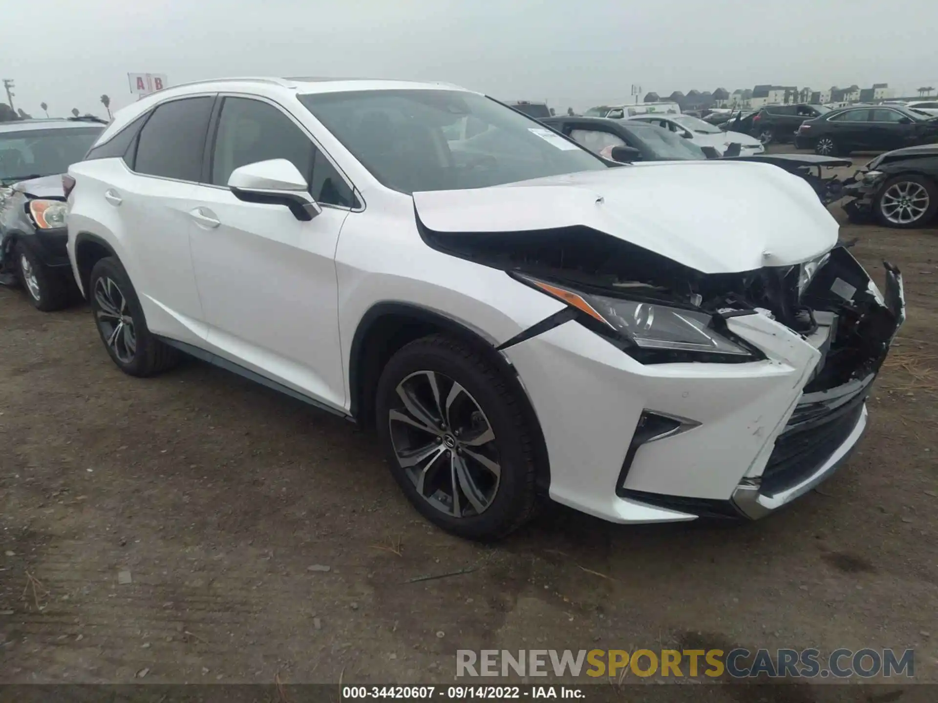 1 Photograph of a damaged car 2T2ZZMCA1KC117549 LEXUS RX 2019