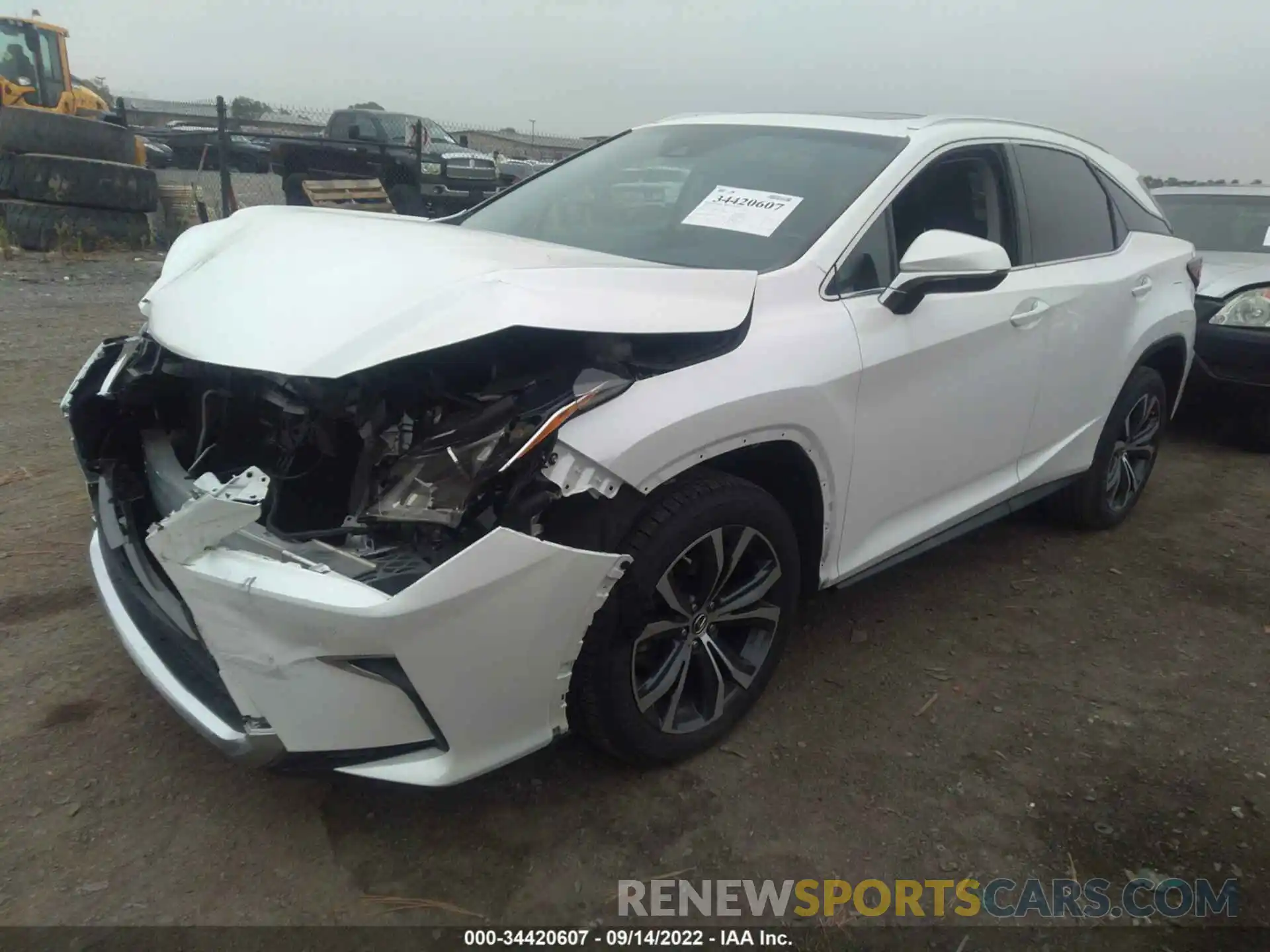 2 Photograph of a damaged car 2T2ZZMCA1KC117549 LEXUS RX 2019