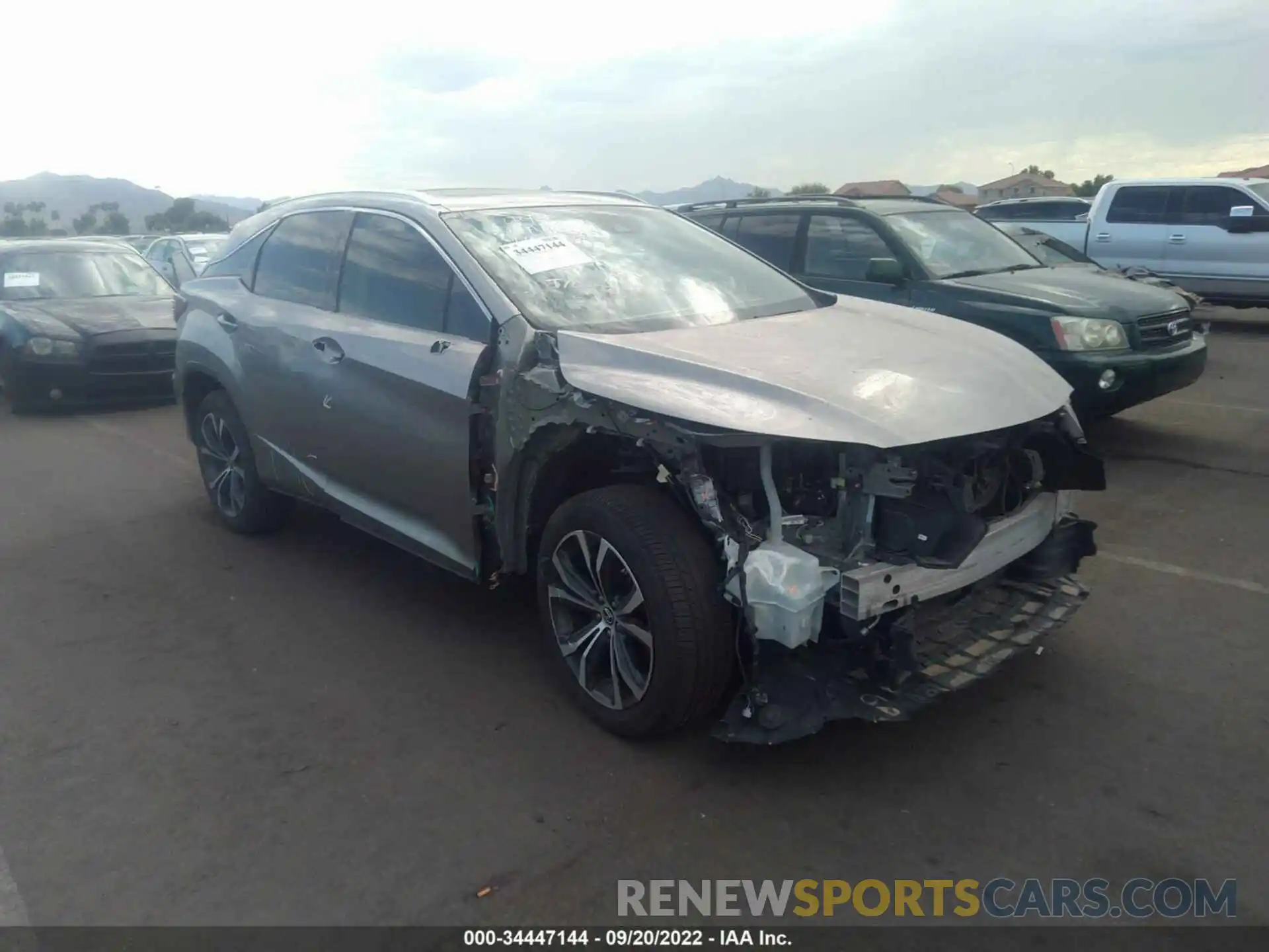 1 Photograph of a damaged car 2T2ZZMCA1KC125960 LEXUS RX 2019