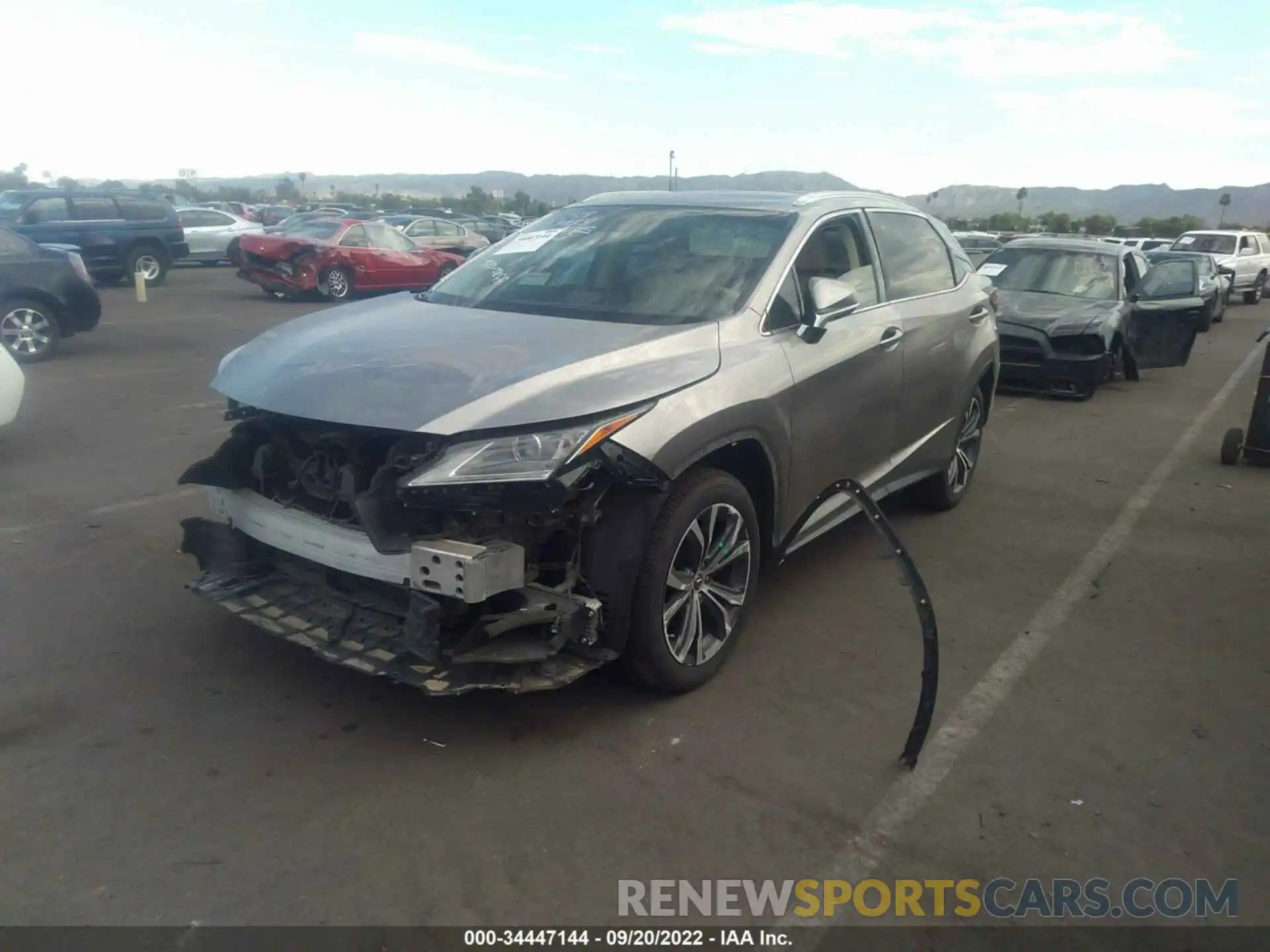 2 Photograph of a damaged car 2T2ZZMCA1KC125960 LEXUS RX 2019