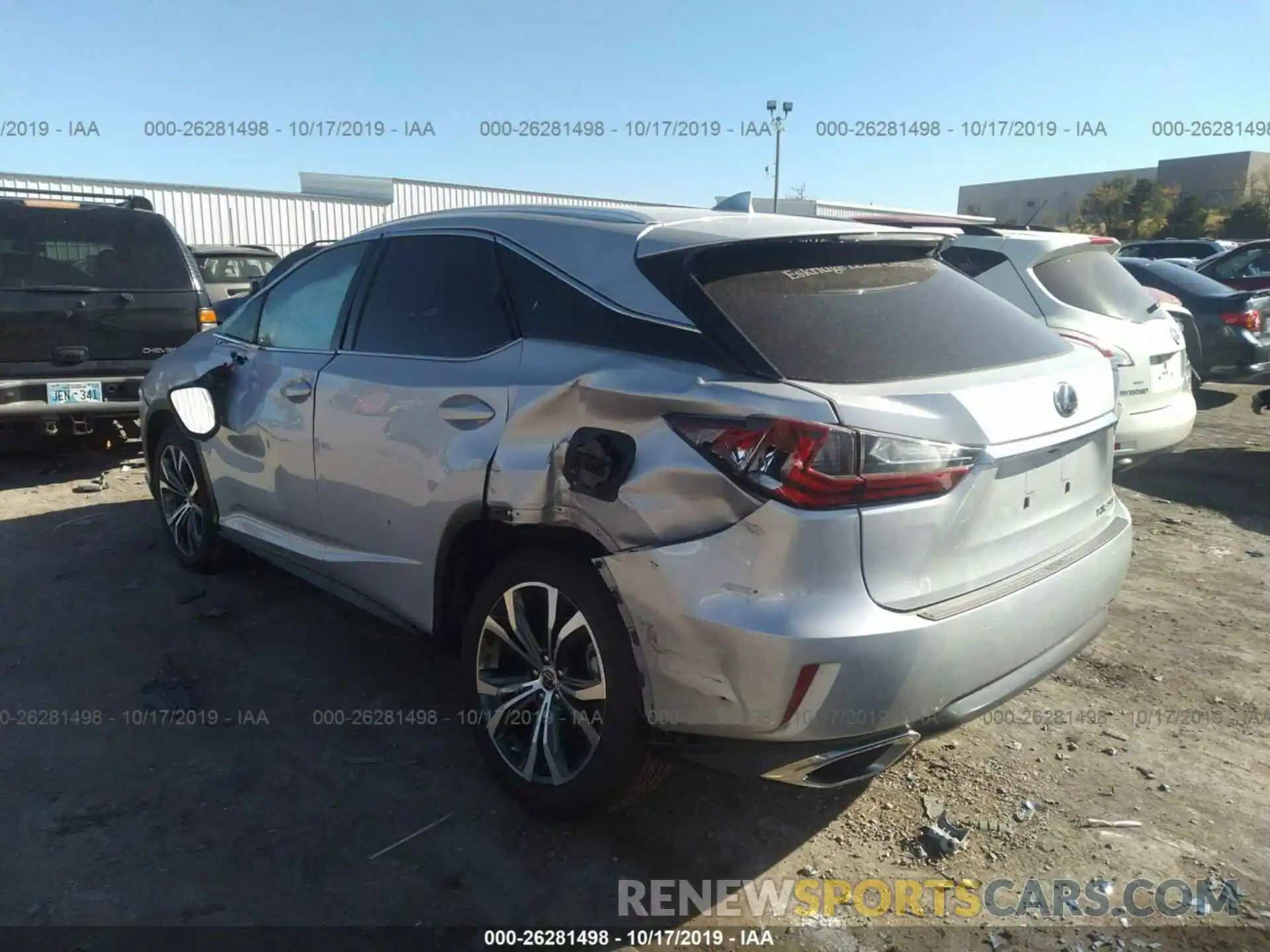 3 Photograph of a damaged car 2T2ZZMCA1KC127093 LEXUS RX 2019