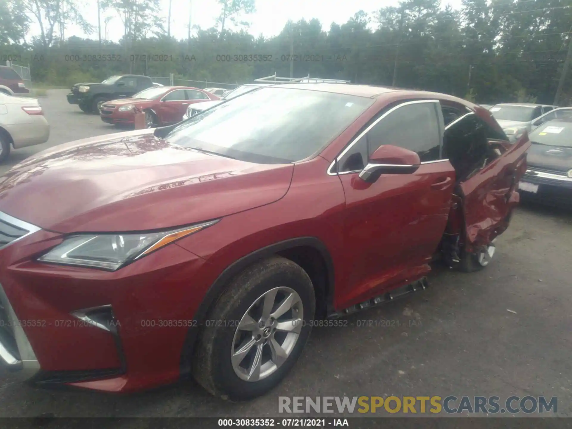 2 Photograph of a damaged car 2T2ZZMCA1KC127594 LEXUS RX 2019