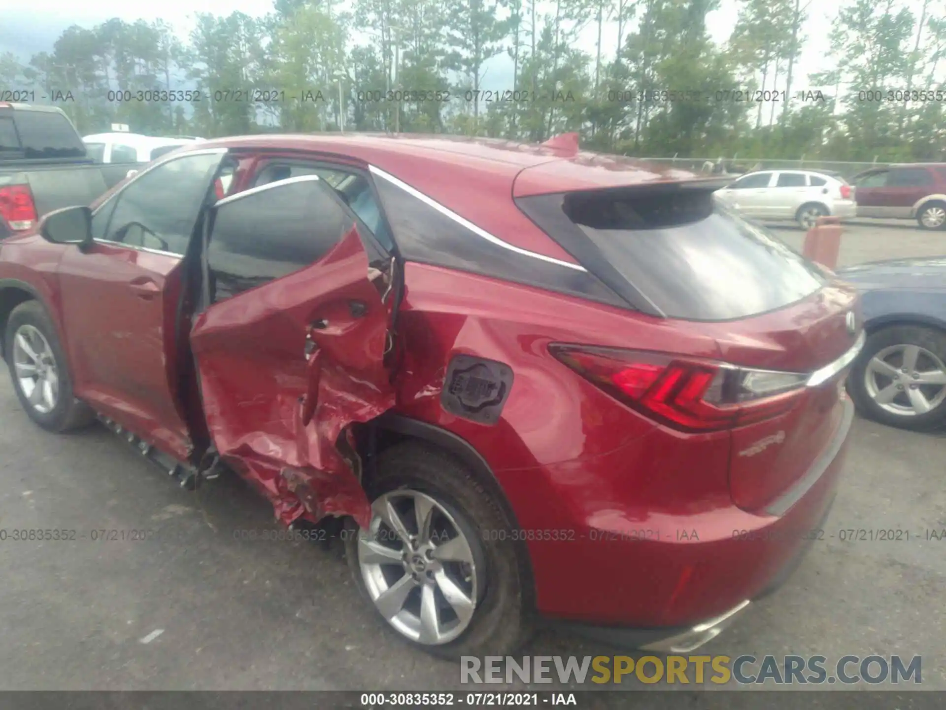 3 Photograph of a damaged car 2T2ZZMCA1KC127594 LEXUS RX 2019