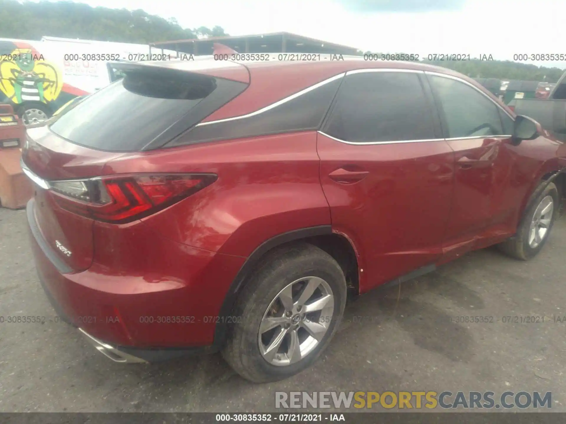 4 Photograph of a damaged car 2T2ZZMCA1KC127594 LEXUS RX 2019