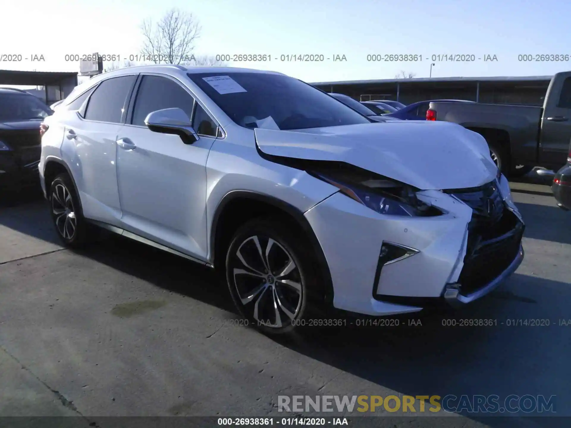 1 Photograph of a damaged car 2T2ZZMCA1KC128549 LEXUS RX 2019