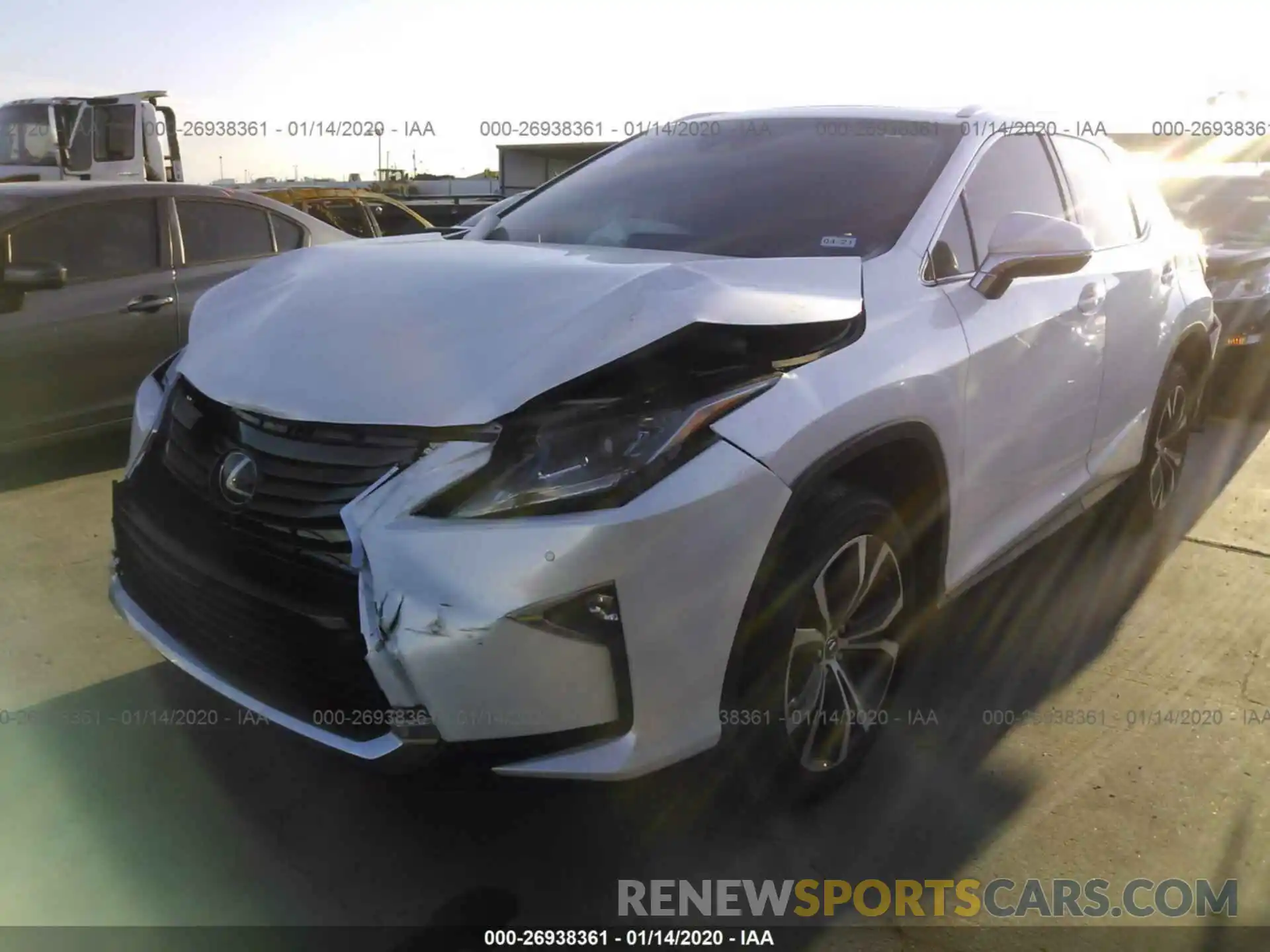 2 Photograph of a damaged car 2T2ZZMCA1KC128549 LEXUS RX 2019