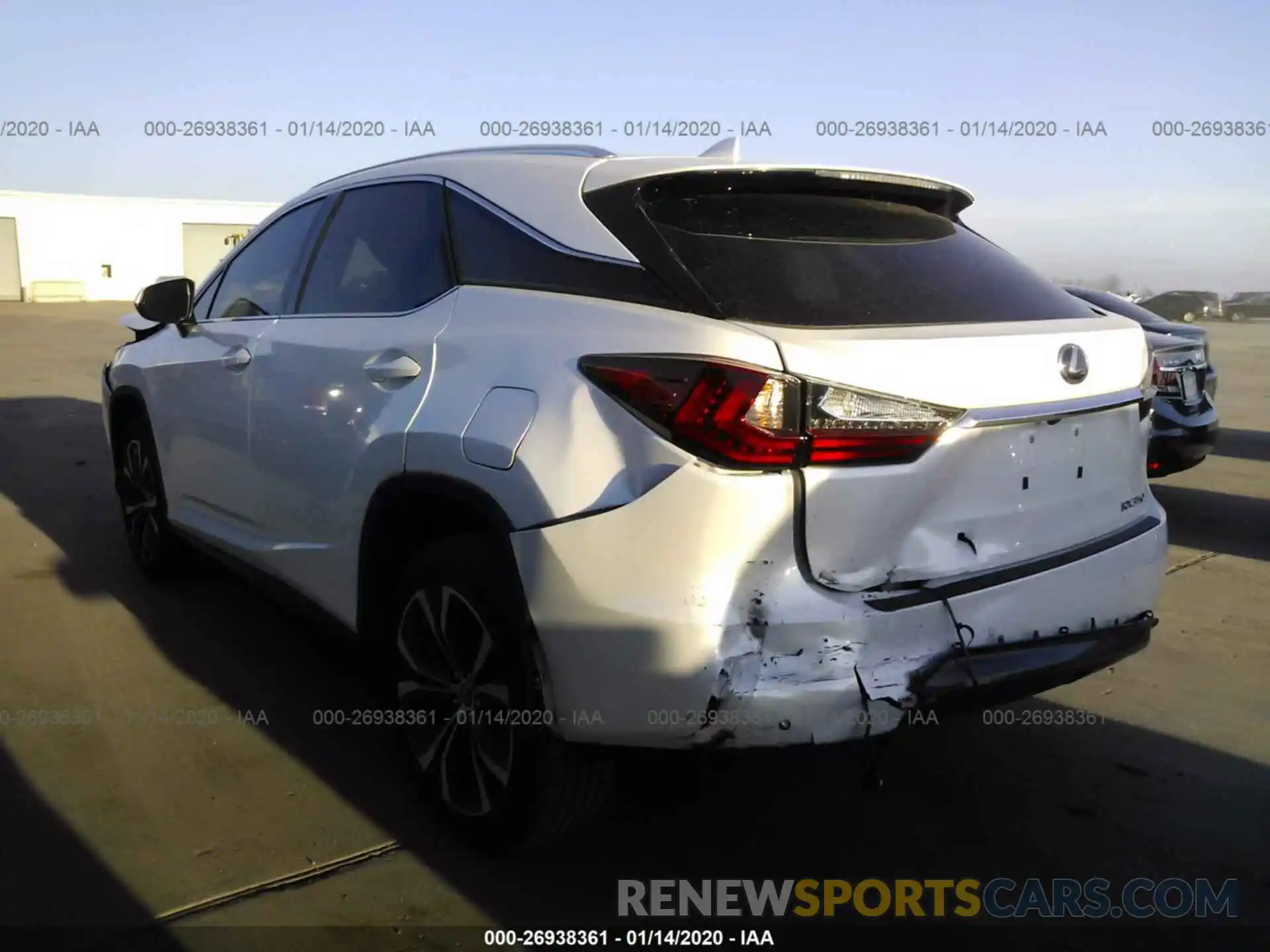 3 Photograph of a damaged car 2T2ZZMCA1KC128549 LEXUS RX 2019