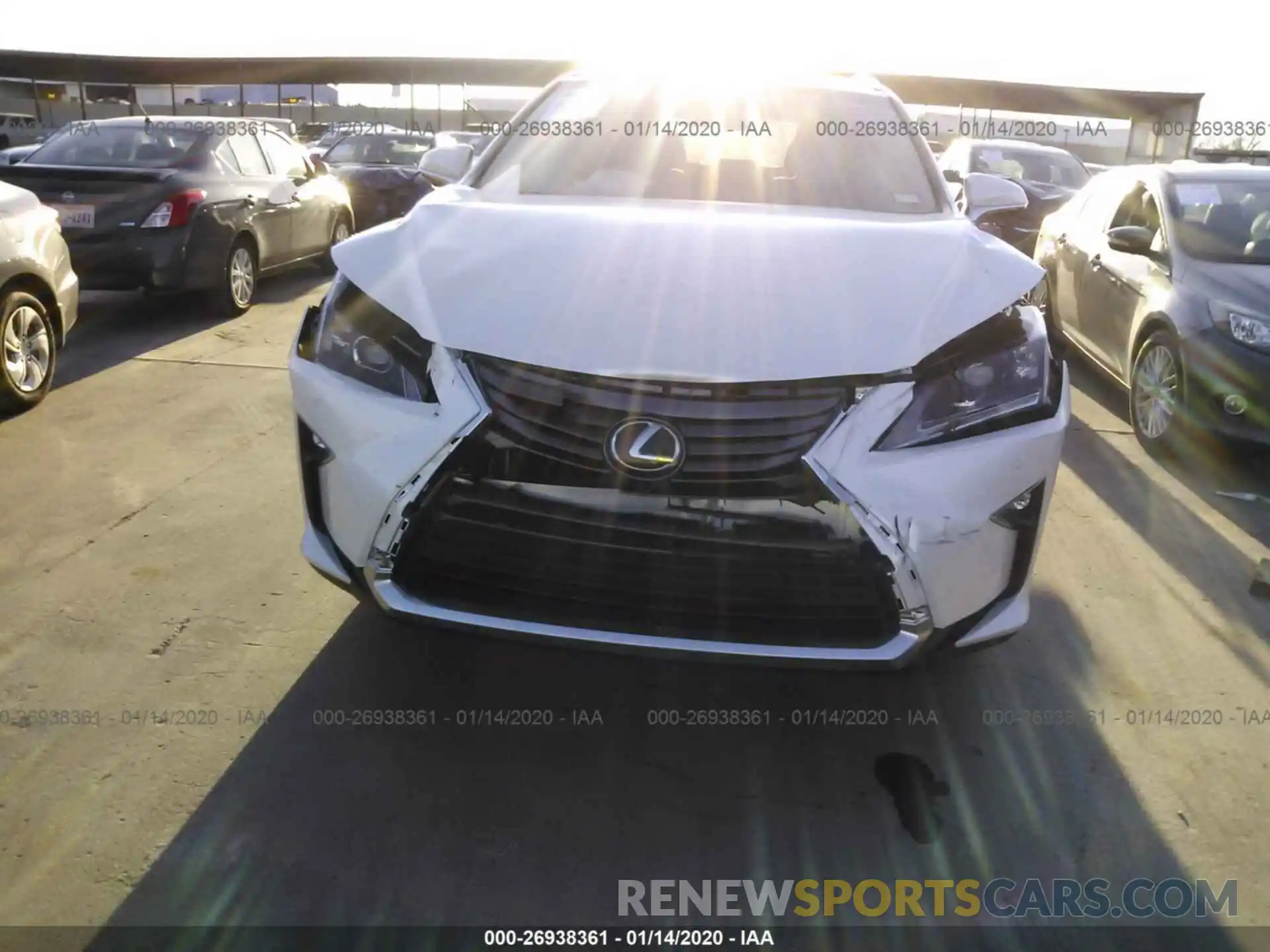 6 Photograph of a damaged car 2T2ZZMCA1KC128549 LEXUS RX 2019