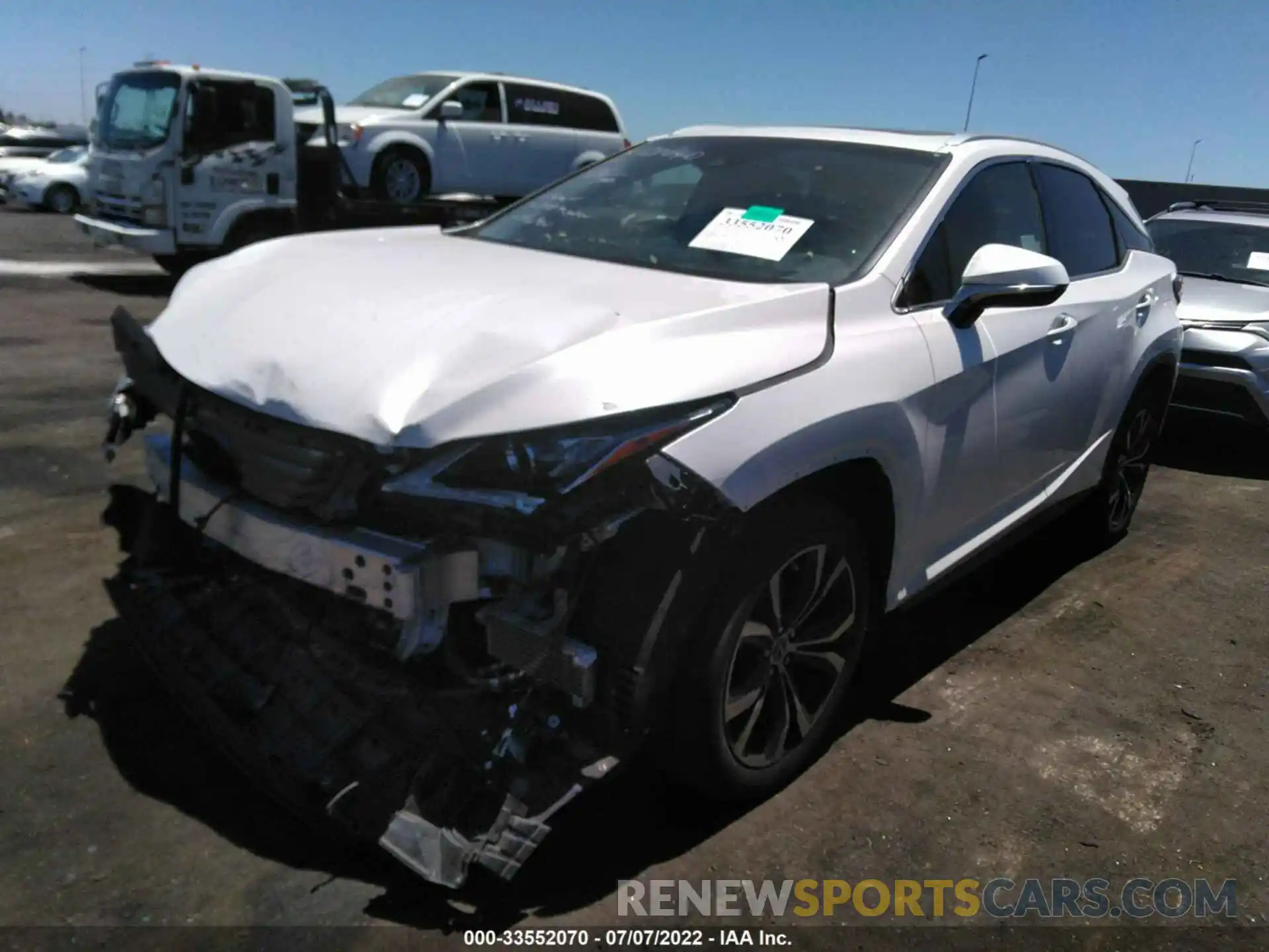 2 Photograph of a damaged car 2T2ZZMCA1KC130298 LEXUS RX 2019