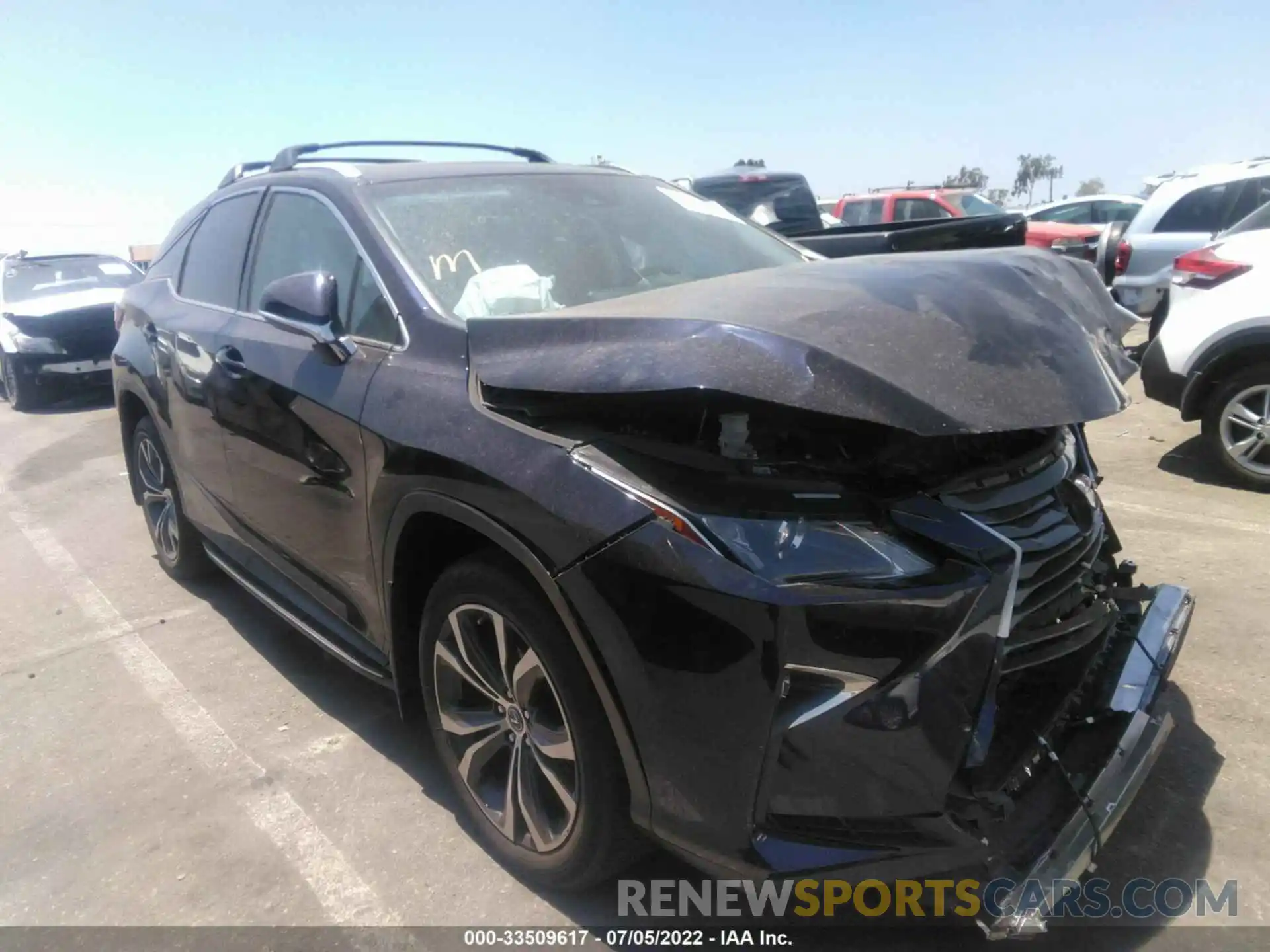 1 Photograph of a damaged car 2T2ZZMCA1KC130365 LEXUS RX 2019