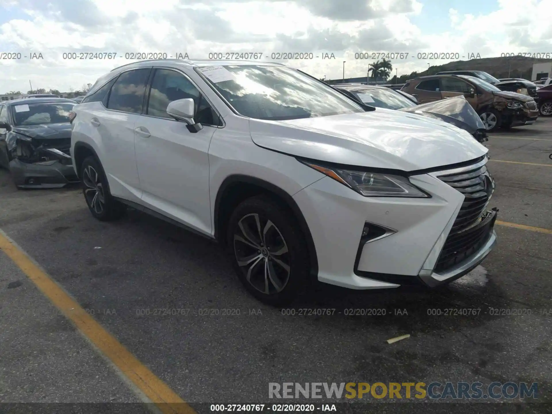 1 Photograph of a damaged car 2T2ZZMCA1KC132035 LEXUS RX 2019