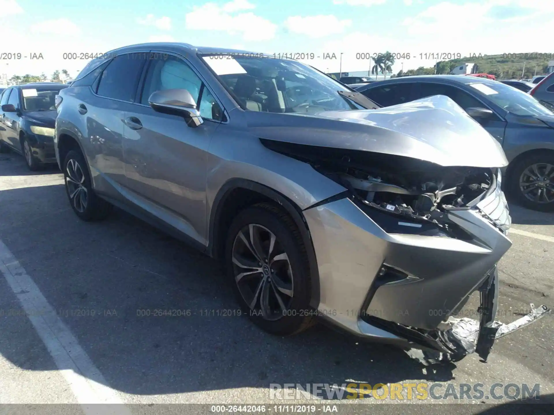 1 Photograph of a damaged car 2T2ZZMCA1KC136893 LEXUS RX 2019