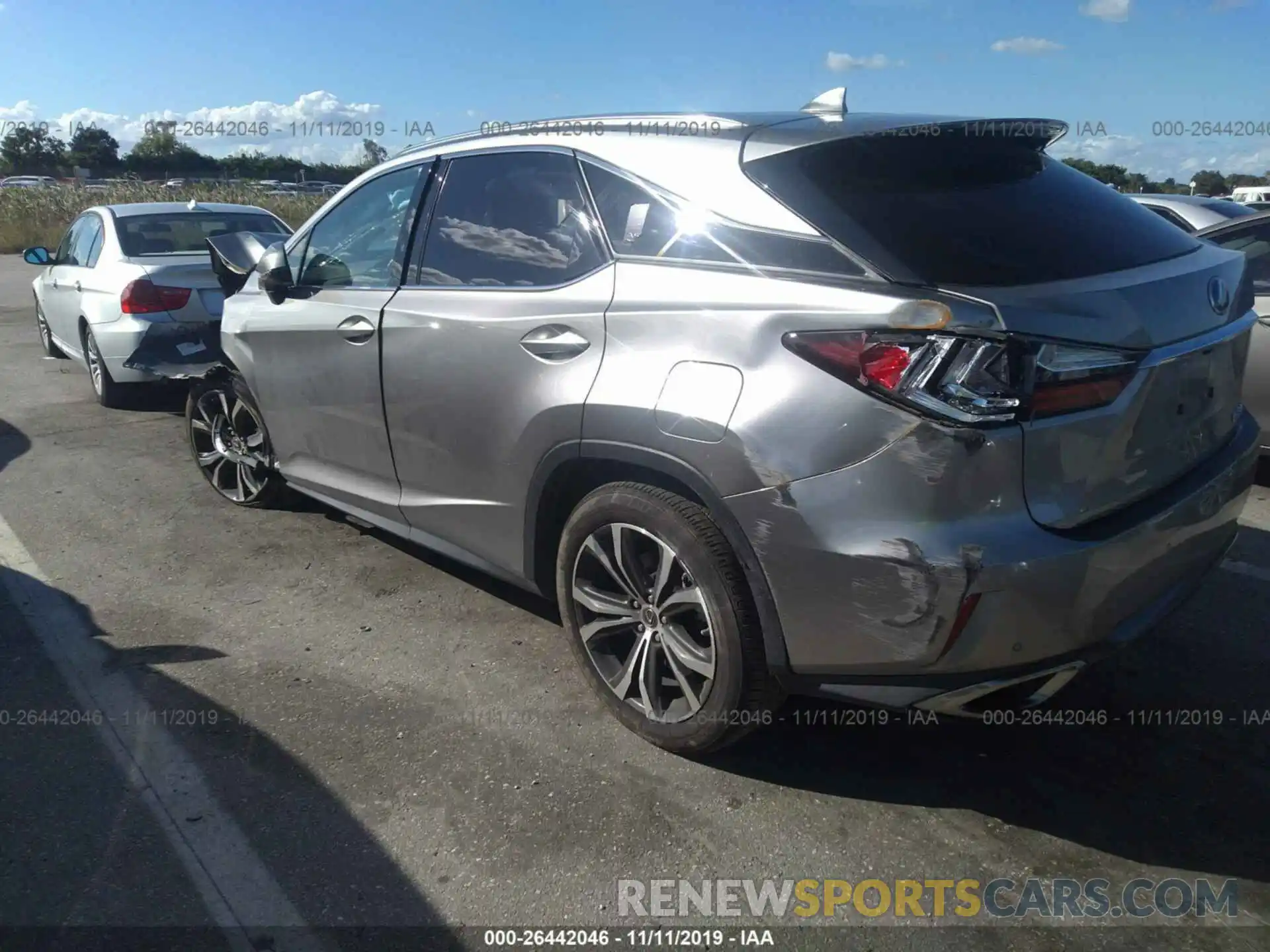 3 Photograph of a damaged car 2T2ZZMCA1KC136893 LEXUS RX 2019