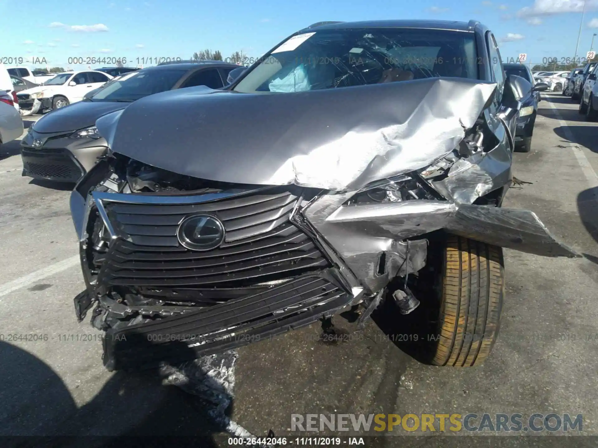 6 Photograph of a damaged car 2T2ZZMCA1KC136893 LEXUS RX 2019