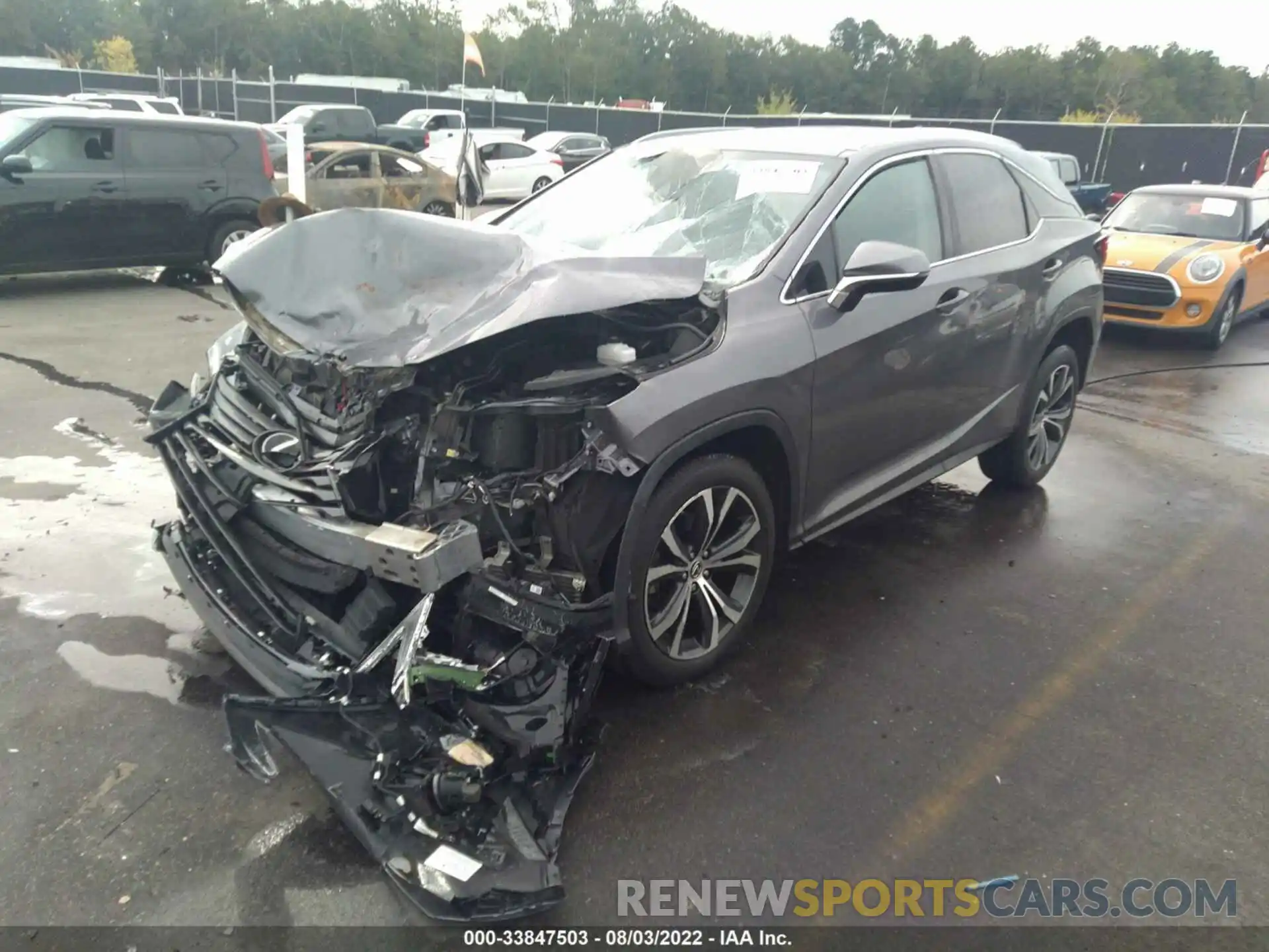 2 Photograph of a damaged car 2T2ZZMCA1KC144931 LEXUS RX 2019