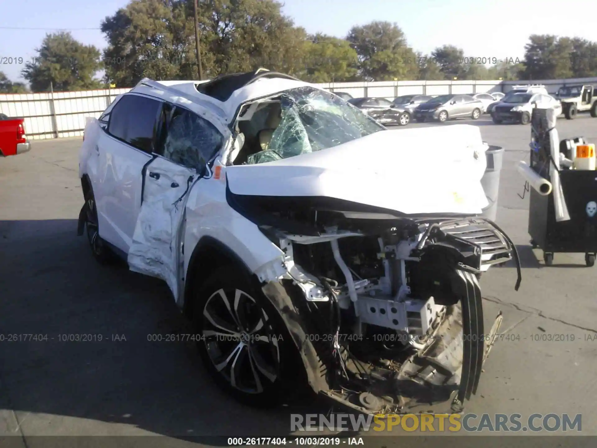 1 Photograph of a damaged car 2T2ZZMCA2KC119245 LEXUS RX 2019