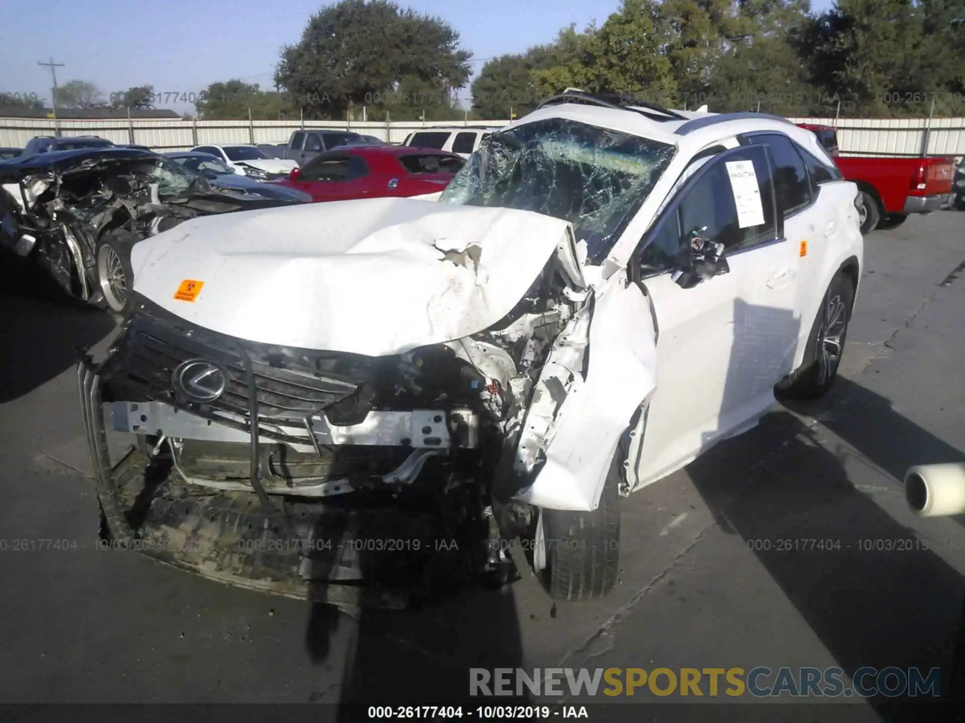 2 Photograph of a damaged car 2T2ZZMCA2KC119245 LEXUS RX 2019