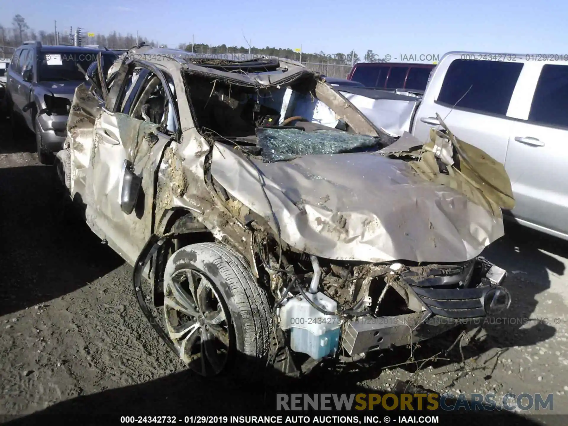 1 Photograph of a damaged car 2T2ZZMCA2KC121027 LEXUS RX 2019