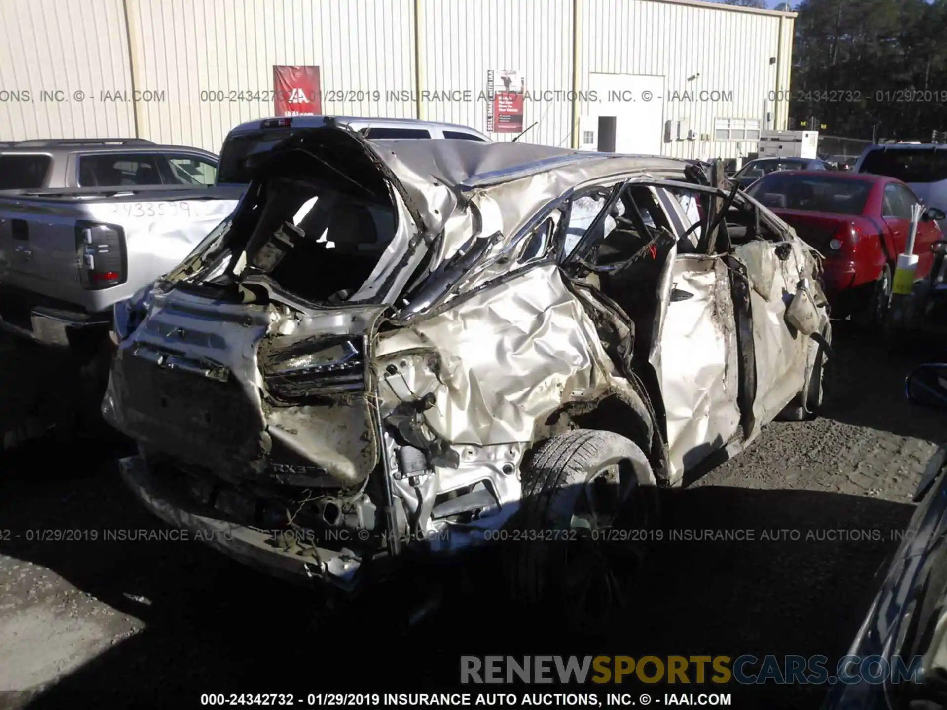 4 Photograph of a damaged car 2T2ZZMCA2KC121027 LEXUS RX 2019