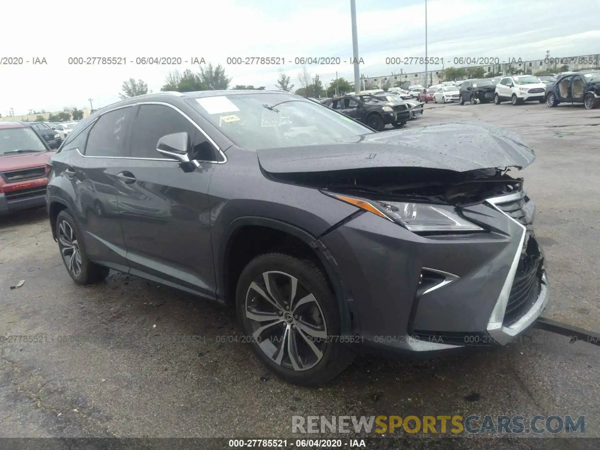 1 Photograph of a damaged car 2T2ZZMCA2KC122758 LEXUS RX 2019