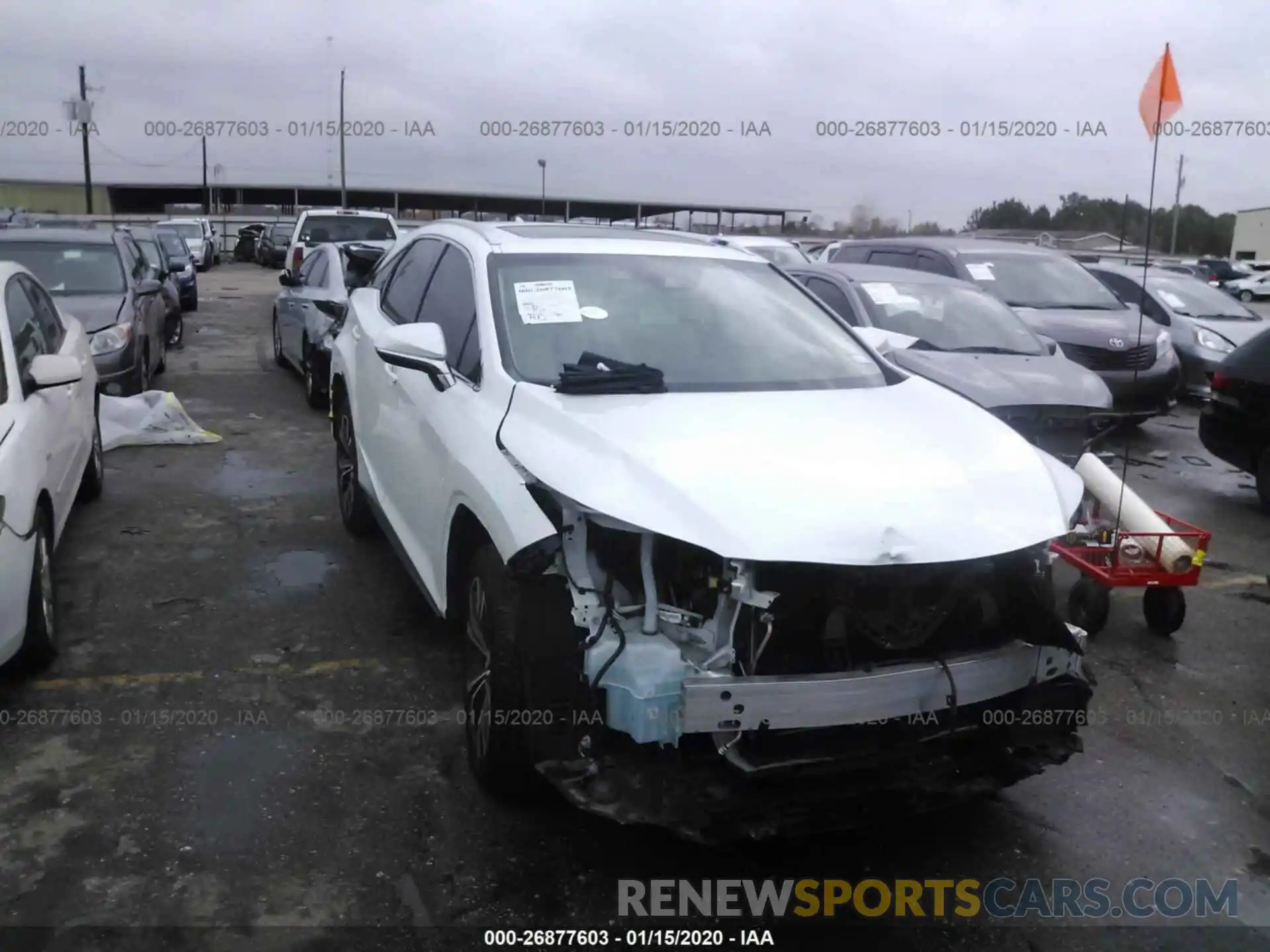 1 Photograph of a damaged car 2T2ZZMCA2KC127541 LEXUS RX 2019