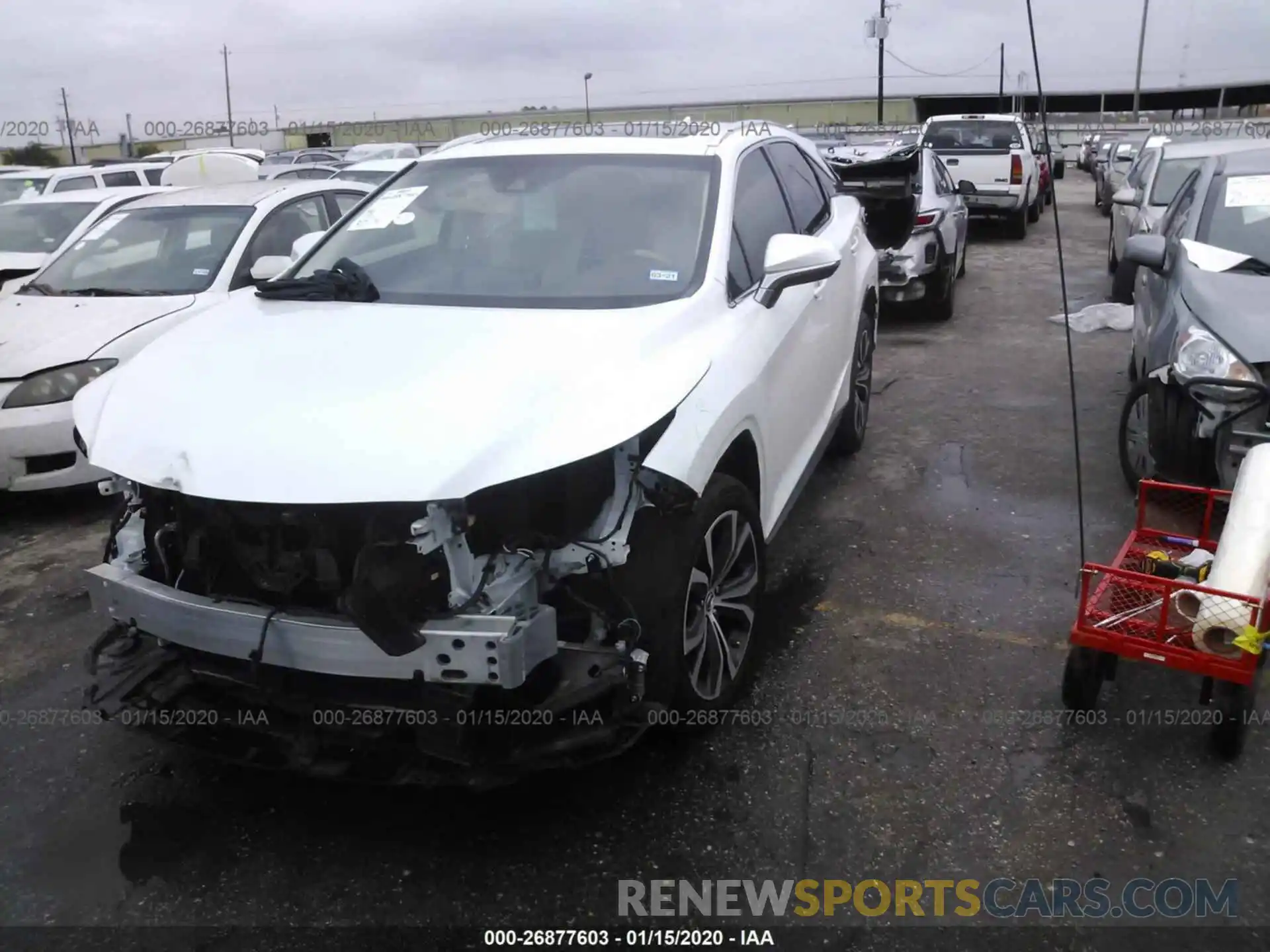 2 Photograph of a damaged car 2T2ZZMCA2KC127541 LEXUS RX 2019