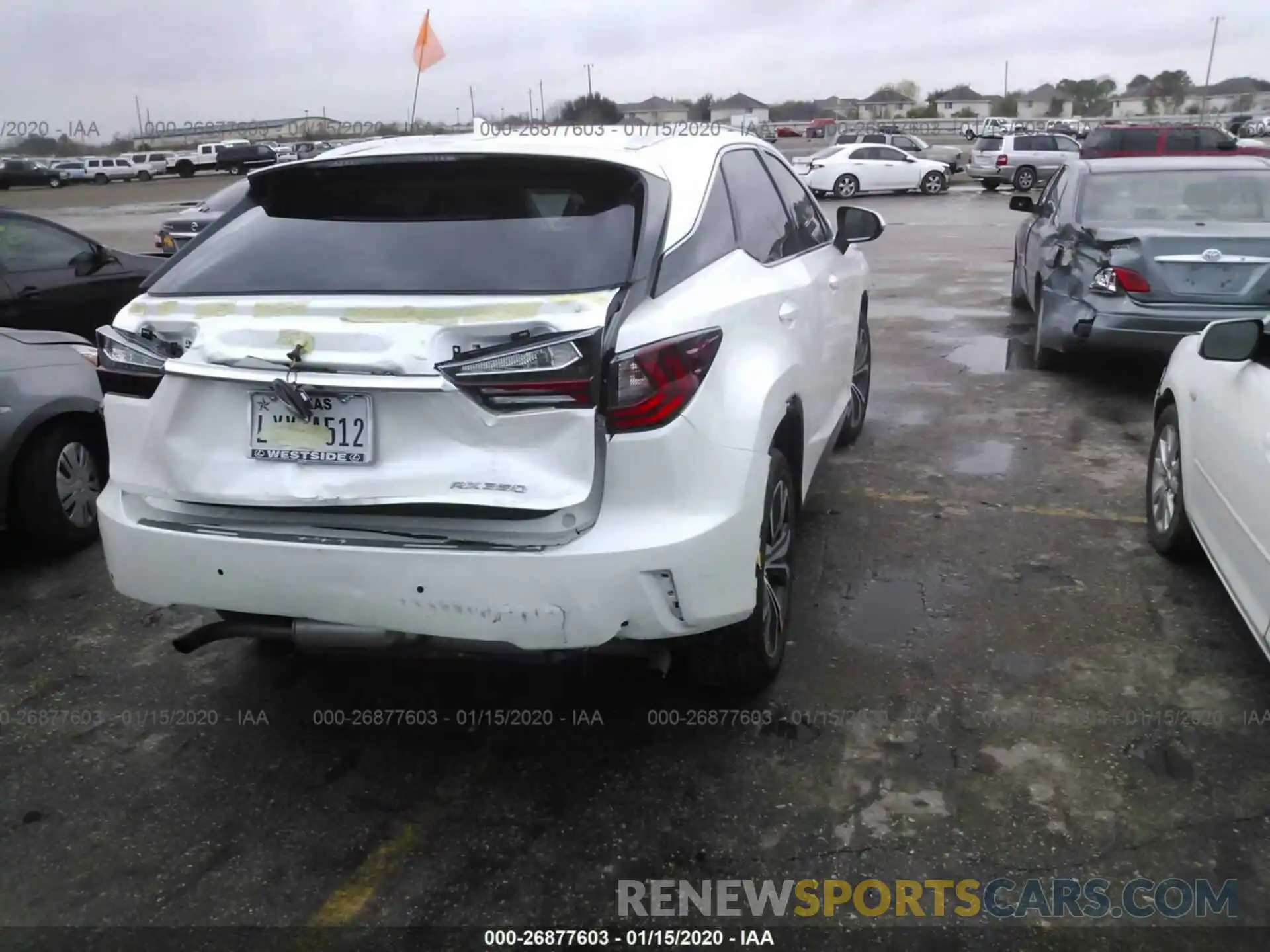 4 Photograph of a damaged car 2T2ZZMCA2KC127541 LEXUS RX 2019