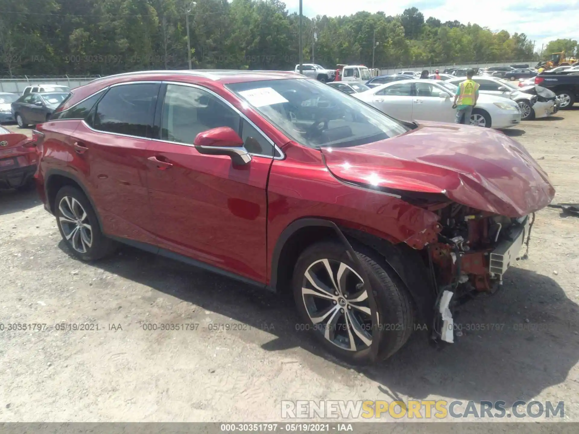 1 Photograph of a damaged car 2T2ZZMCA2KC129676 LEXUS RX 2019