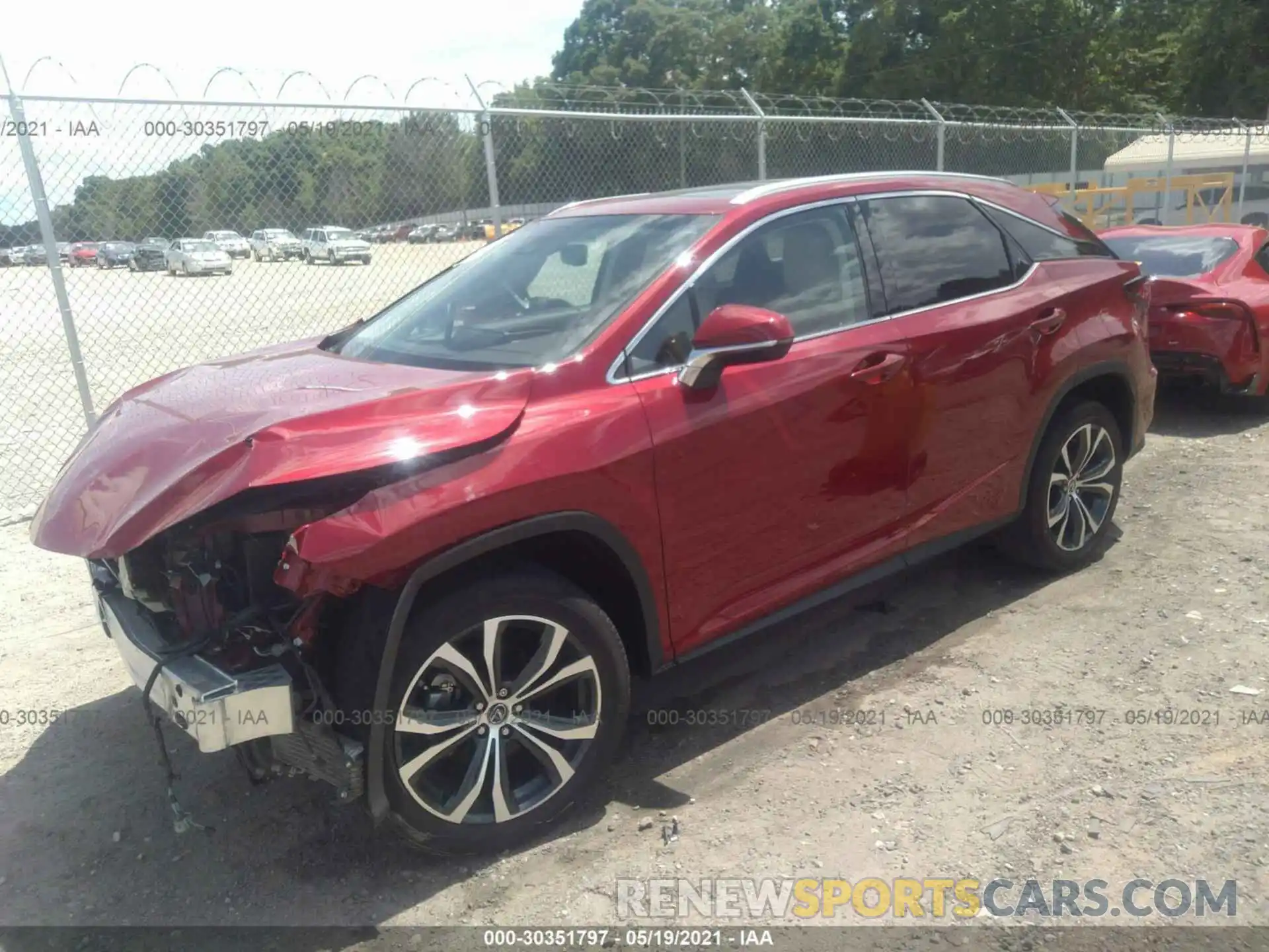 2 Photograph of a damaged car 2T2ZZMCA2KC129676 LEXUS RX 2019