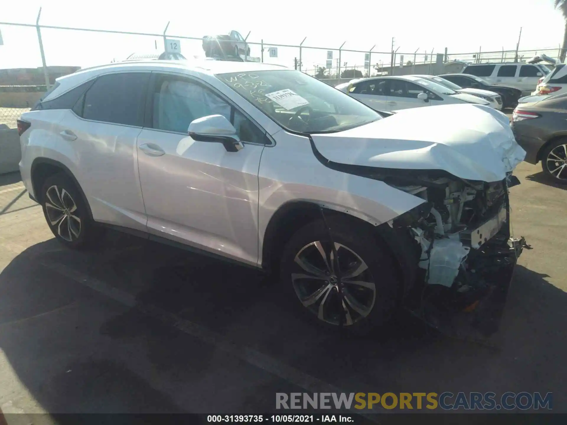 1 Photograph of a damaged car 2T2ZZMCA2KC133131 LEXUS RX 2019