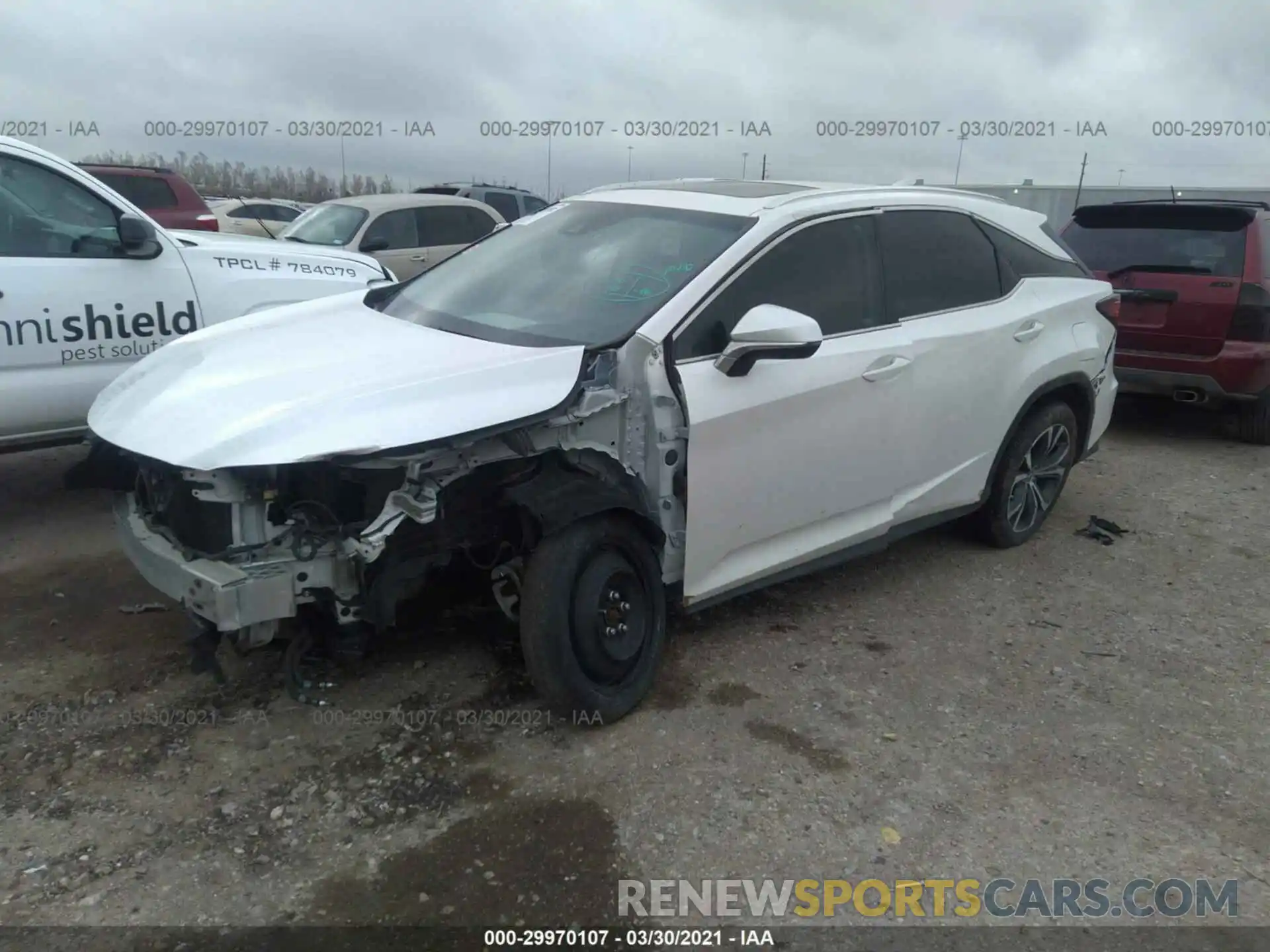 2 Photograph of a damaged car 2T2ZZMCA2KC133727 LEXUS RX 2019