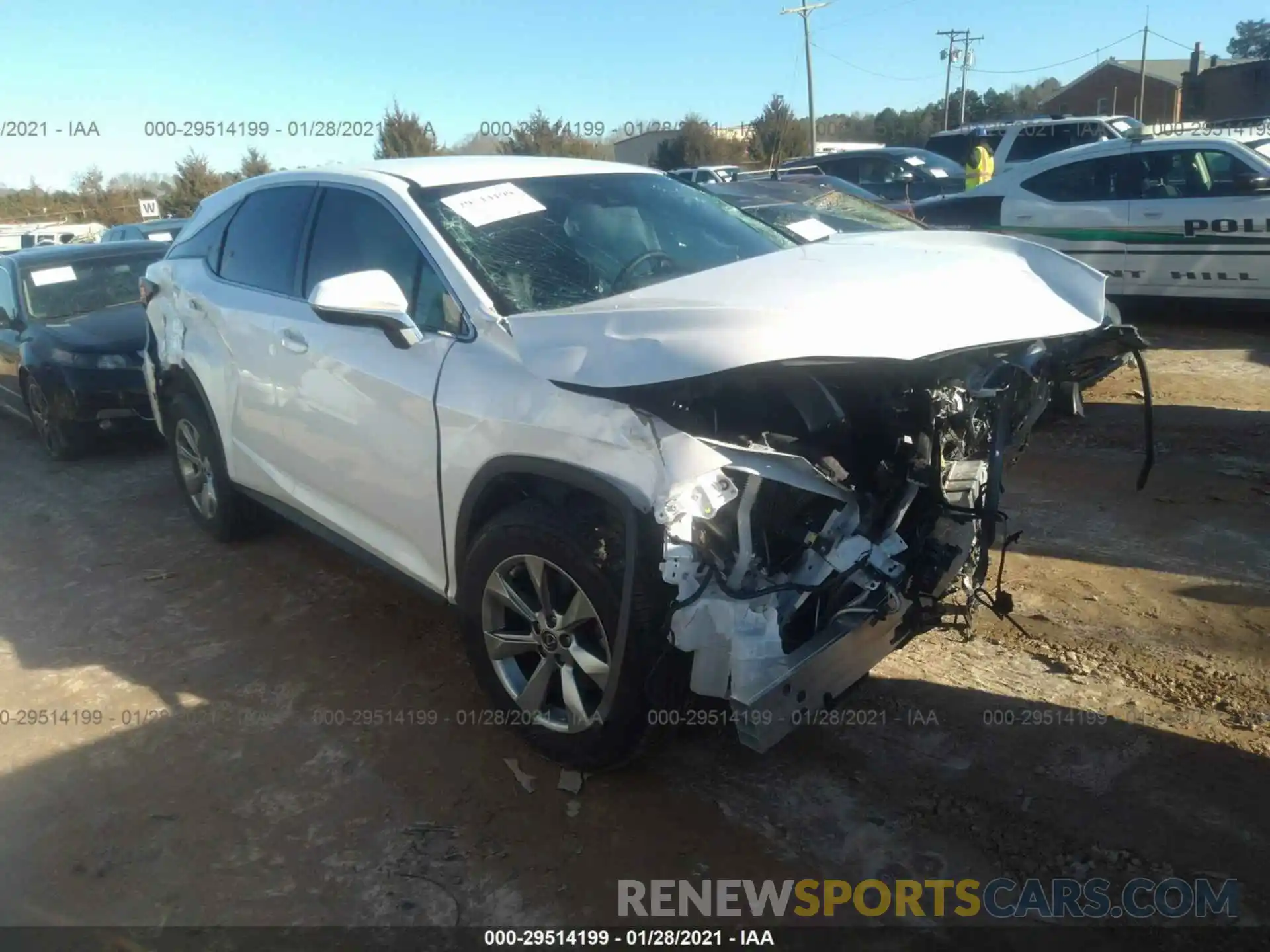 1 Photograph of a damaged car 2T2ZZMCA2KC134263 LEXUS RX 2019