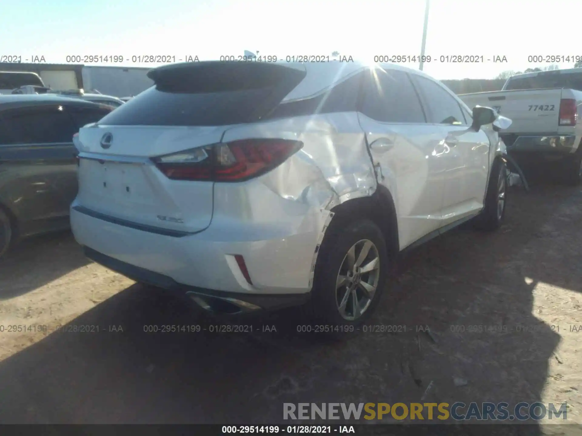 4 Photograph of a damaged car 2T2ZZMCA2KC134263 LEXUS RX 2019