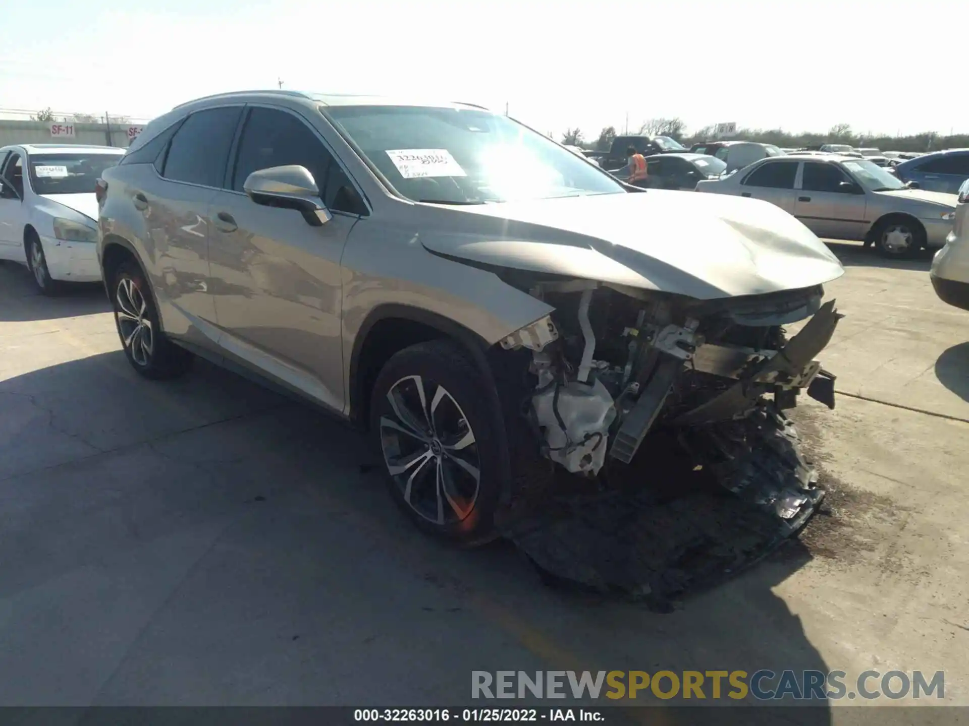 1 Photograph of a damaged car 2T2ZZMCA2KC135560 LEXUS RX 2019