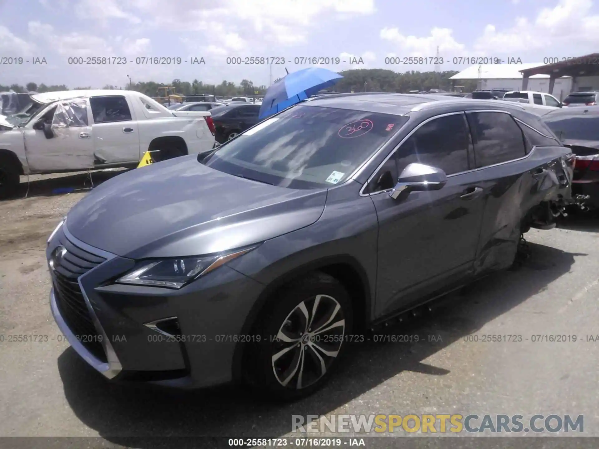 2 Фотография поврежденного автомобиля 2T2ZZMCA2KC139897 LEXUS RX 2019