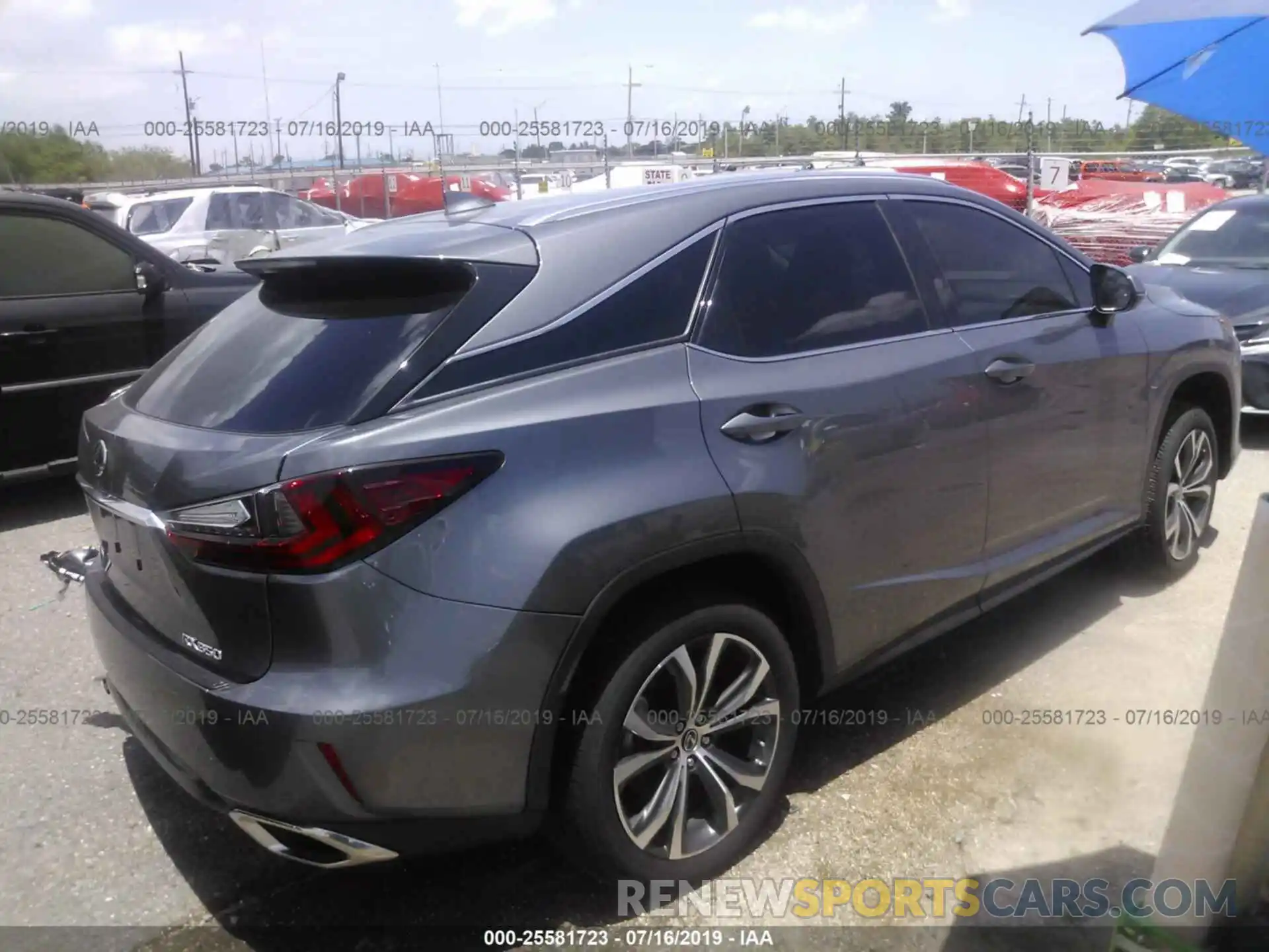 4 Фотография поврежденного автомобиля 2T2ZZMCA2KC139897 LEXUS RX 2019