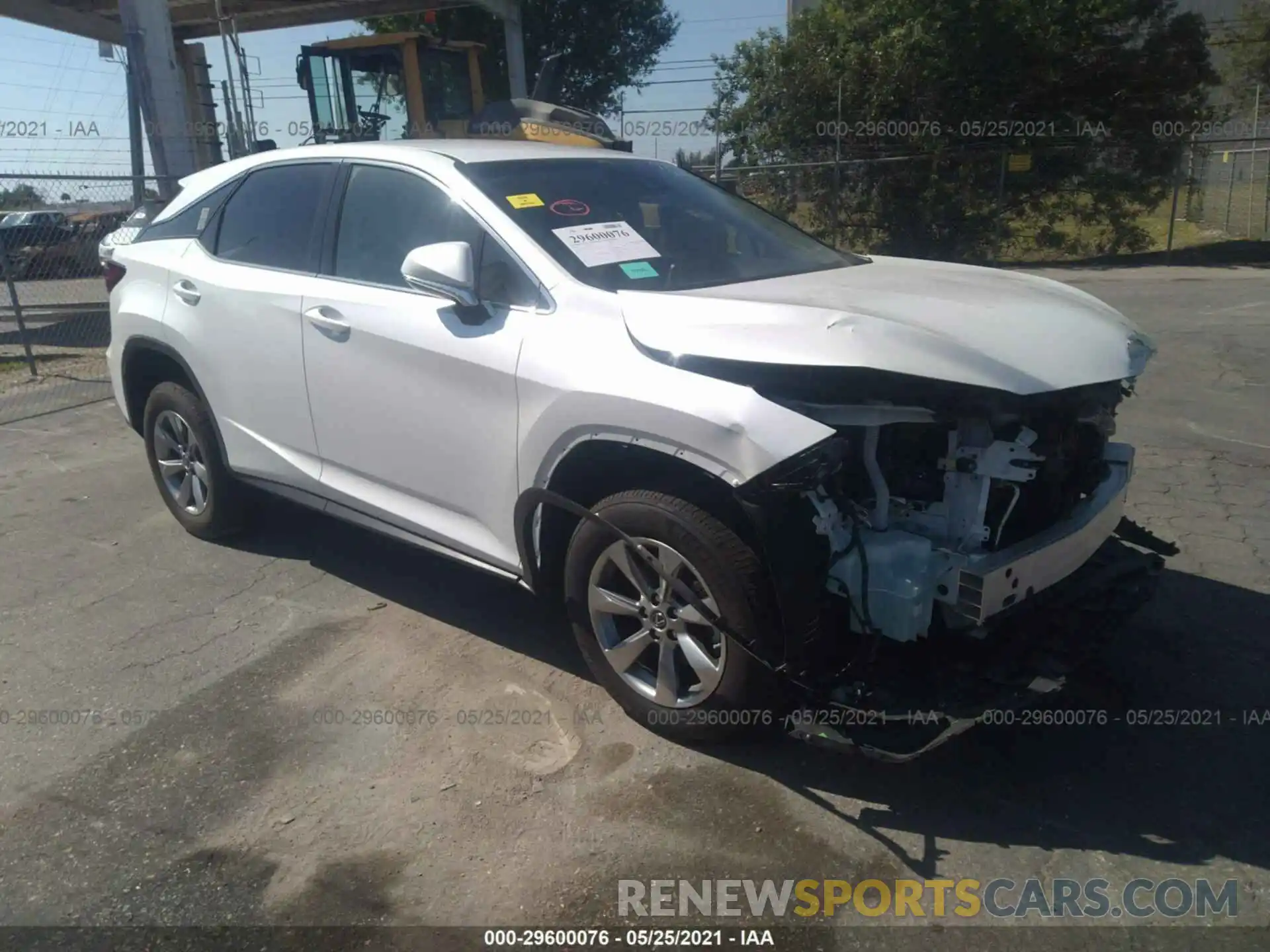 1 Photograph of a damaged car 2T2ZZMCA2KC143156 LEXUS RX 2019