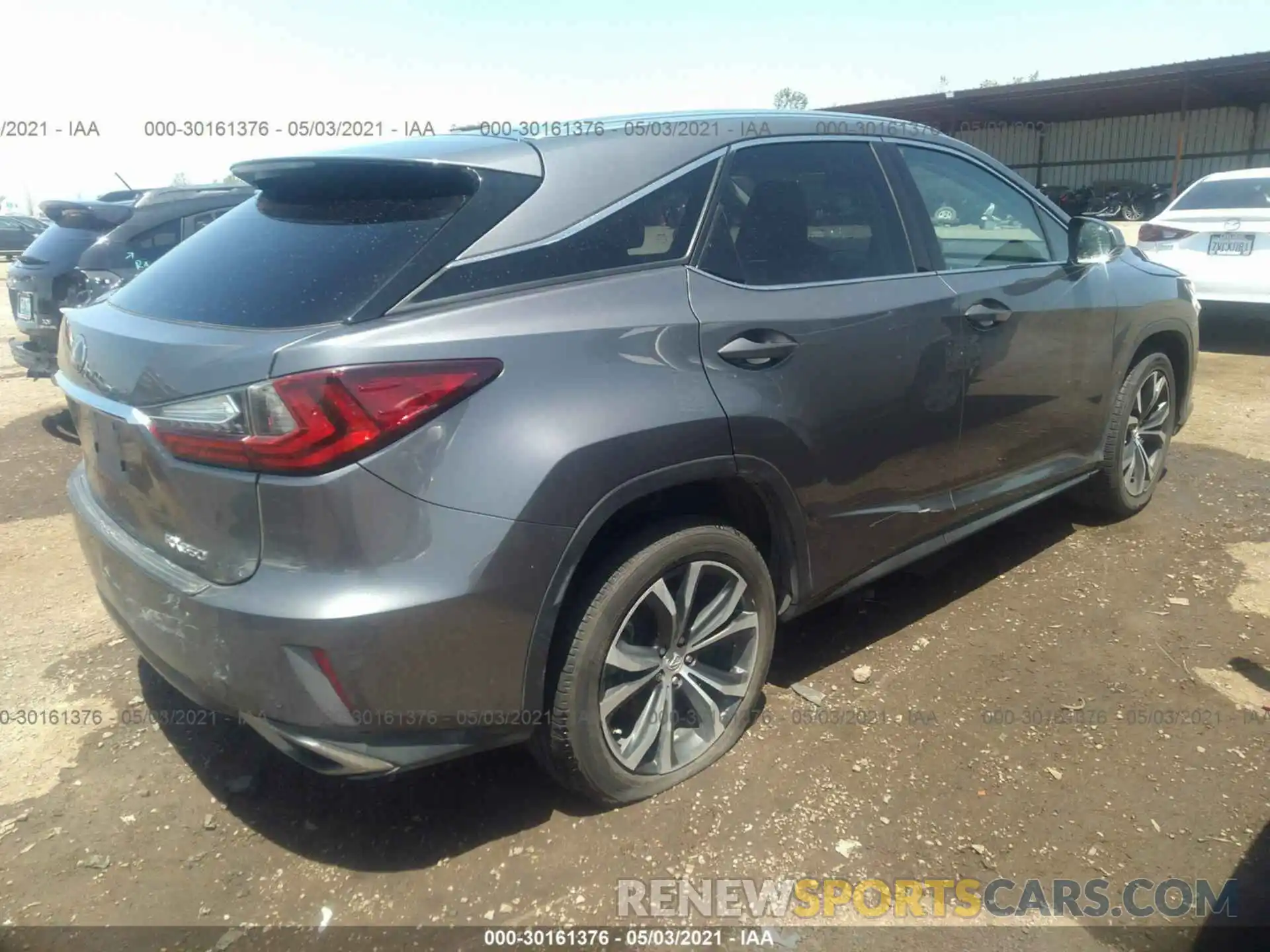 4 Фотография поврежденного автомобиля 2T2ZZMCA2KC146235 LEXUS RX 2019